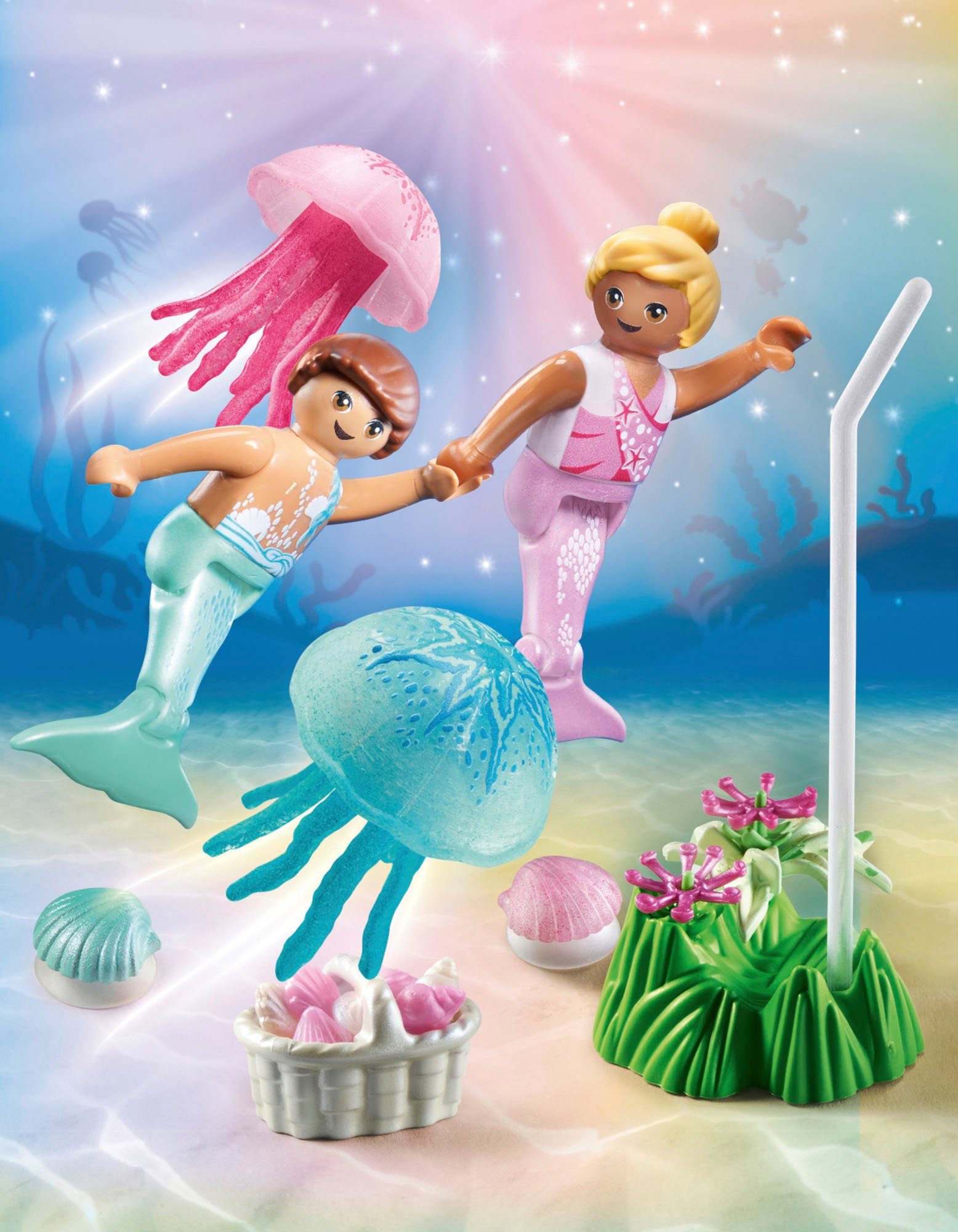 Playmobil® Meerkinder mit Quallen (71504), Princess Magic Konstruktions-Spielset, (30 St), Made in Europe