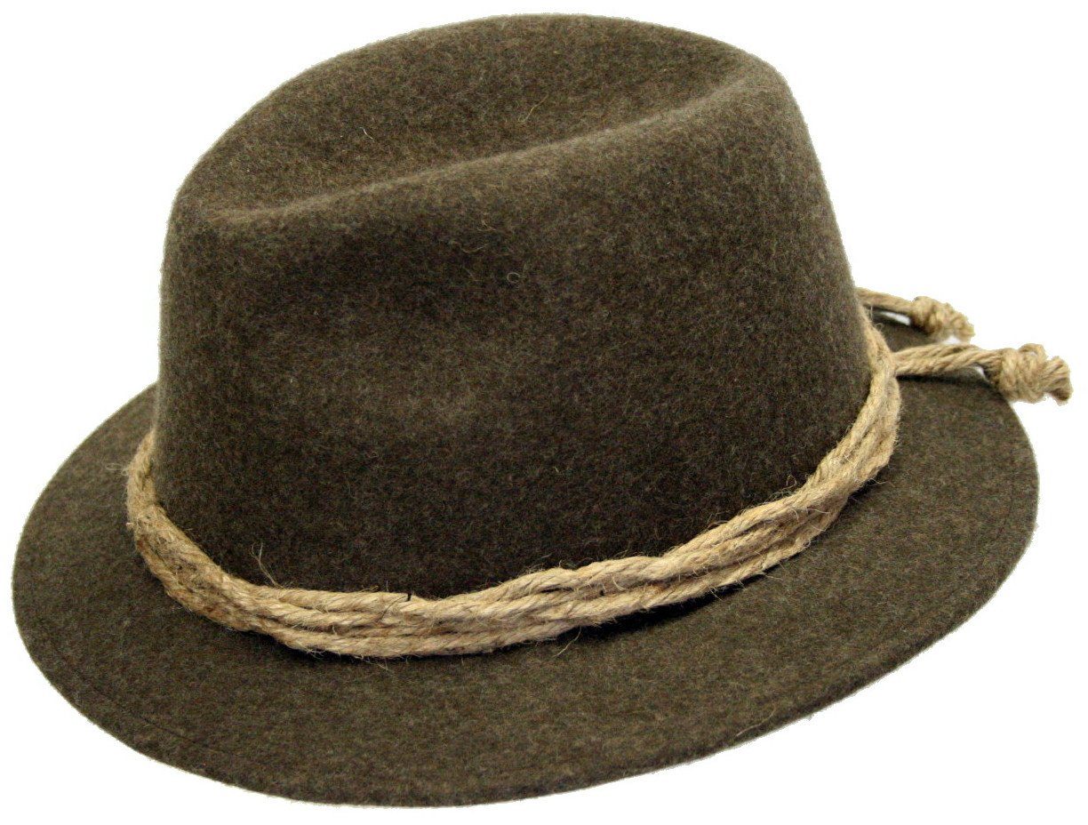 La Chasse® Filzhut Wollhut mit Kordel braun-meliert für Jagd, Natur & Freiz günstig online kaufen