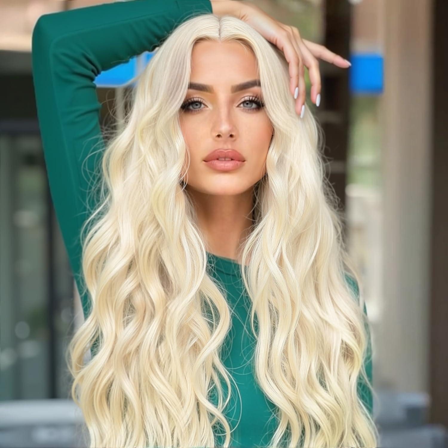 LuxusKollektion Kunsthaarperücke Perücke Damen Synthetik Haar Cosplay Karneval Party Alltag blond