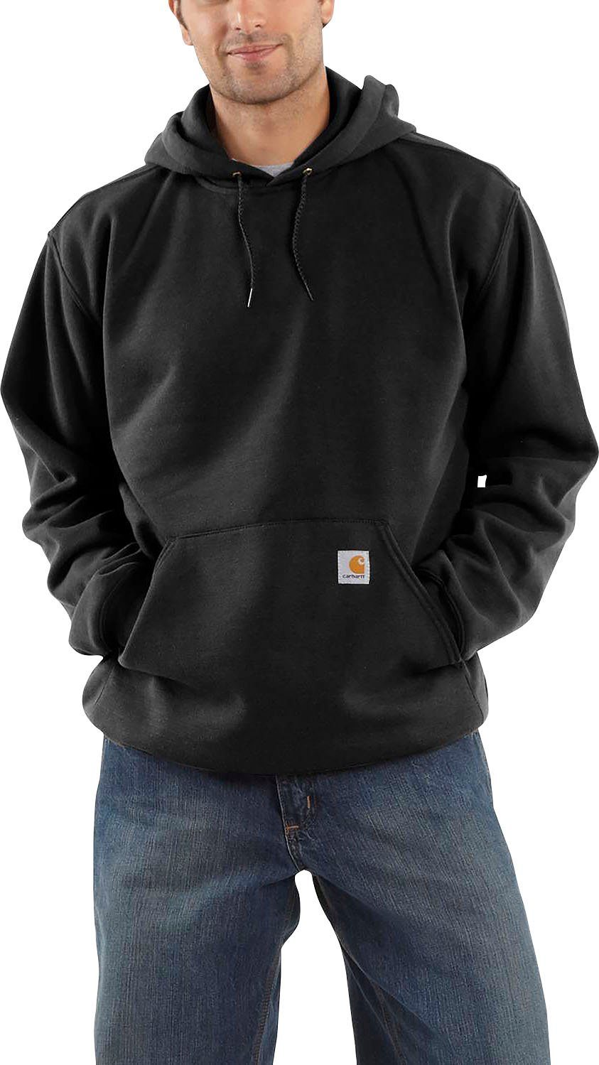 schwarz Fleece, Carhartt viel K121 aus mittelschwerem Bewegungsfreiheit Kapuzensweatshirt