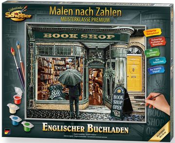 Schipper Malen nach Zahlen Meisterklasse Premium - Englischer Buchladen, Made in Germany