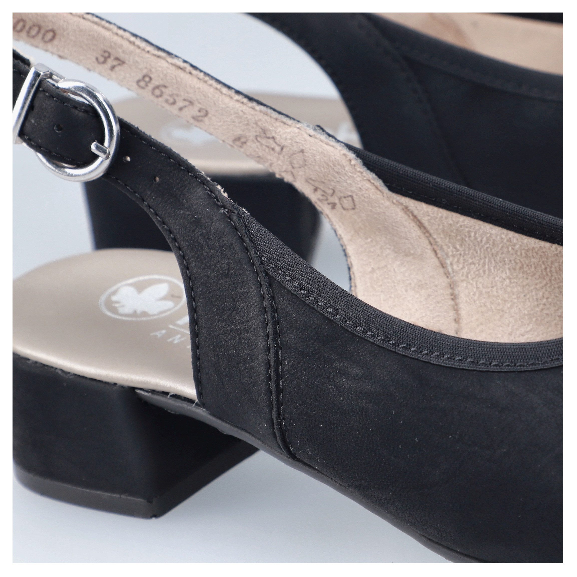 Rieker Slingsandale Sommerschuh, Festtagsschuh, Blockabsatz, mit Riemchen günstig online kaufen