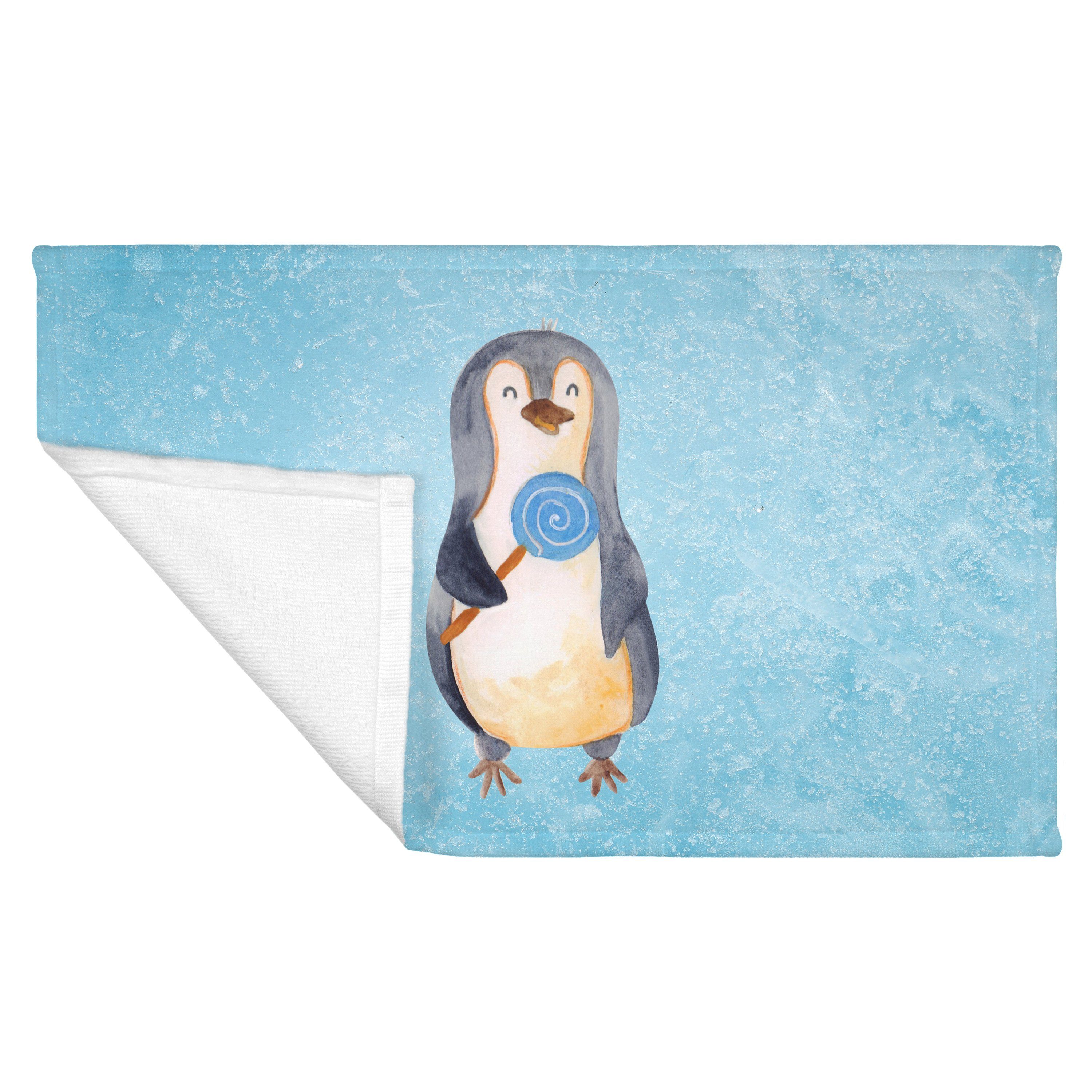 (1-St) Geschenk, Fr, Mr. Lolli Handtuch Mrs. & - Panda Pinguin Eisblau Reisehandtuch, Handtuch, Sport -
