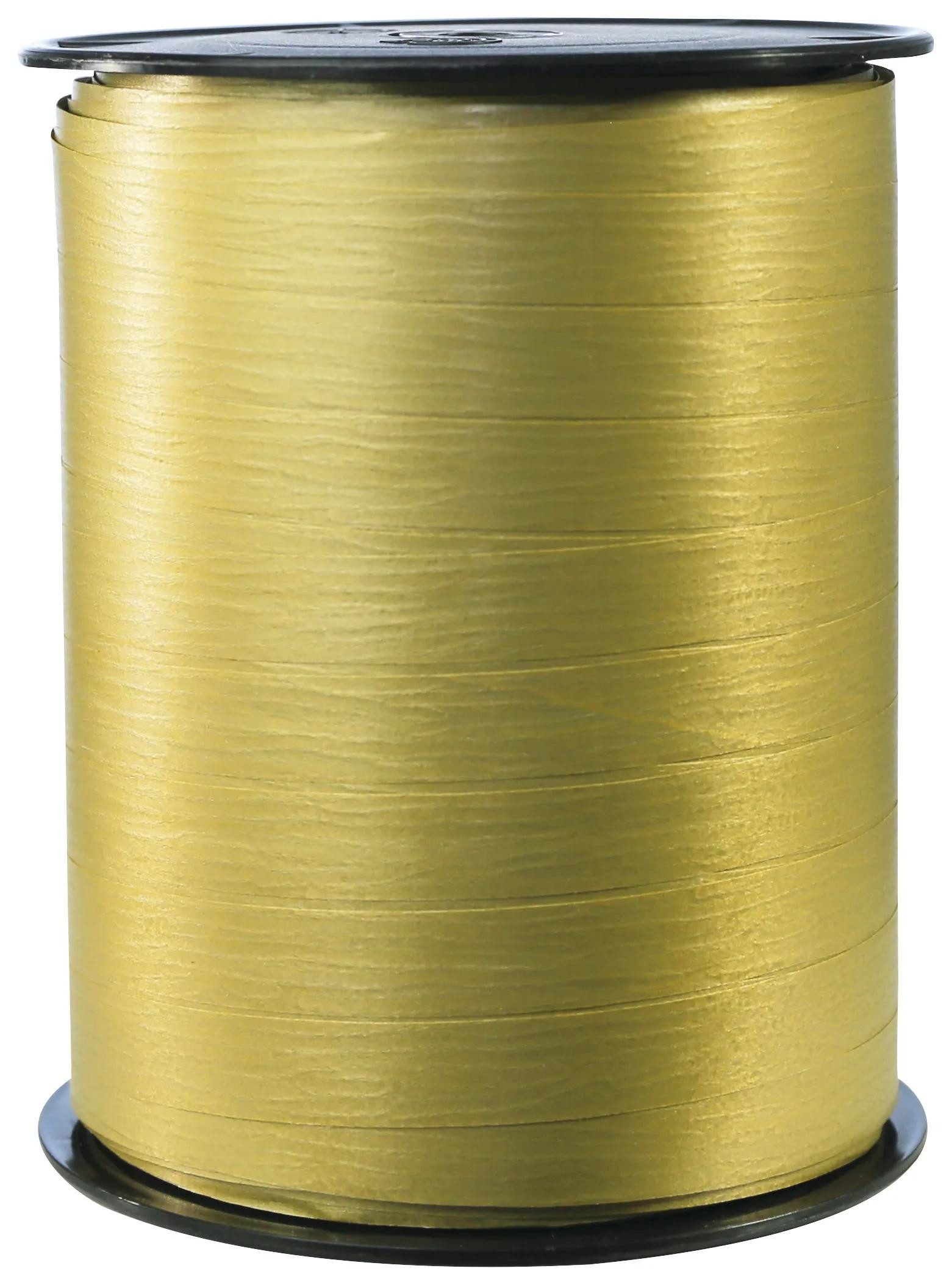 CLAIREFONTAINE Geschenkband Spule Geschenkband matt, 10mm x 250m - Gold 601575C, Geschenkband