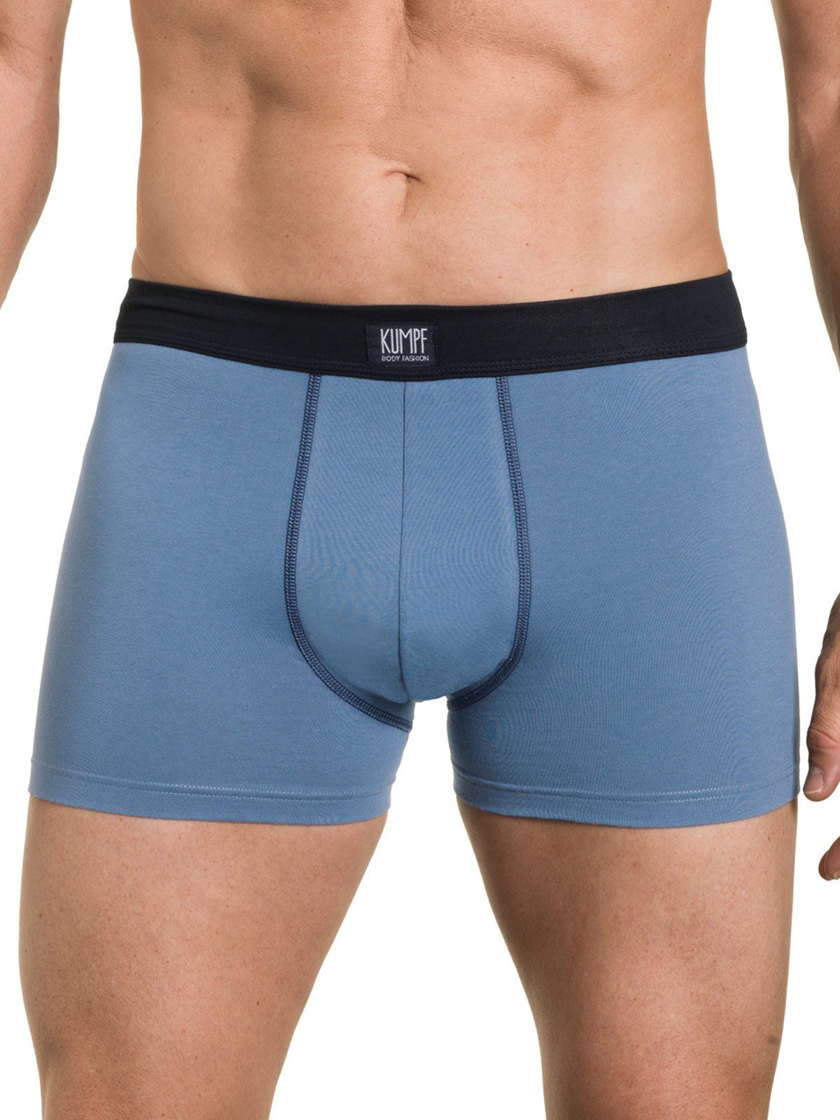 KUMPF Retro Pants Herren Pants 3er Pack Bio Cotton (Packung, 3-St) hohe Markenqualität schwarz | Unterhosen