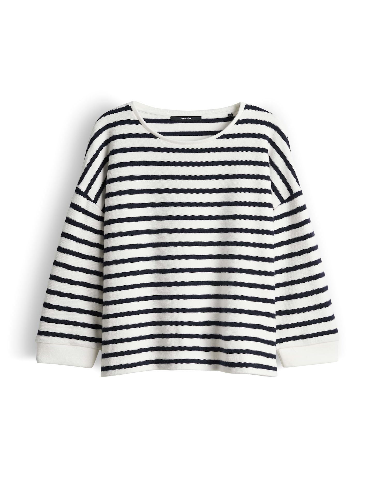 someday Sweatshirt ULENO Loose in Strickoptik gerader Schnitt, weite Passfo günstig online kaufen