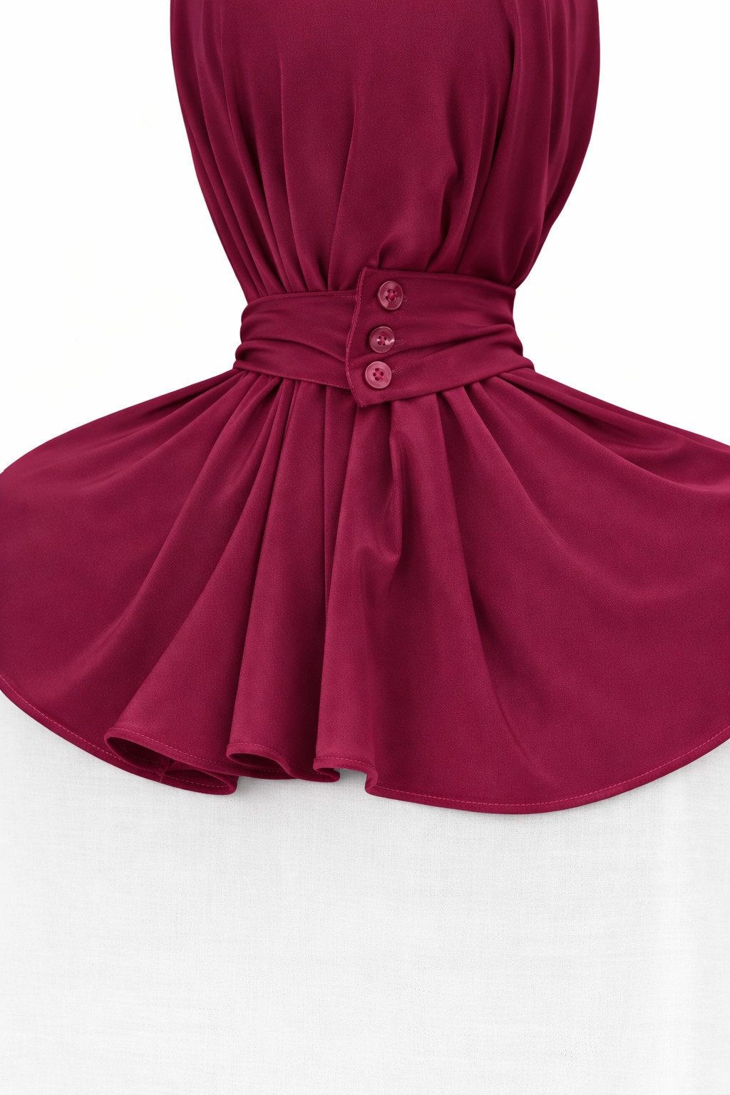 Aymasal Hijab Sofort-Jersey-Hijab (Einzelartikel, 1x Sofort-Hijab) Sofort-Hijab, Mit knöpfen an der Hinterseite