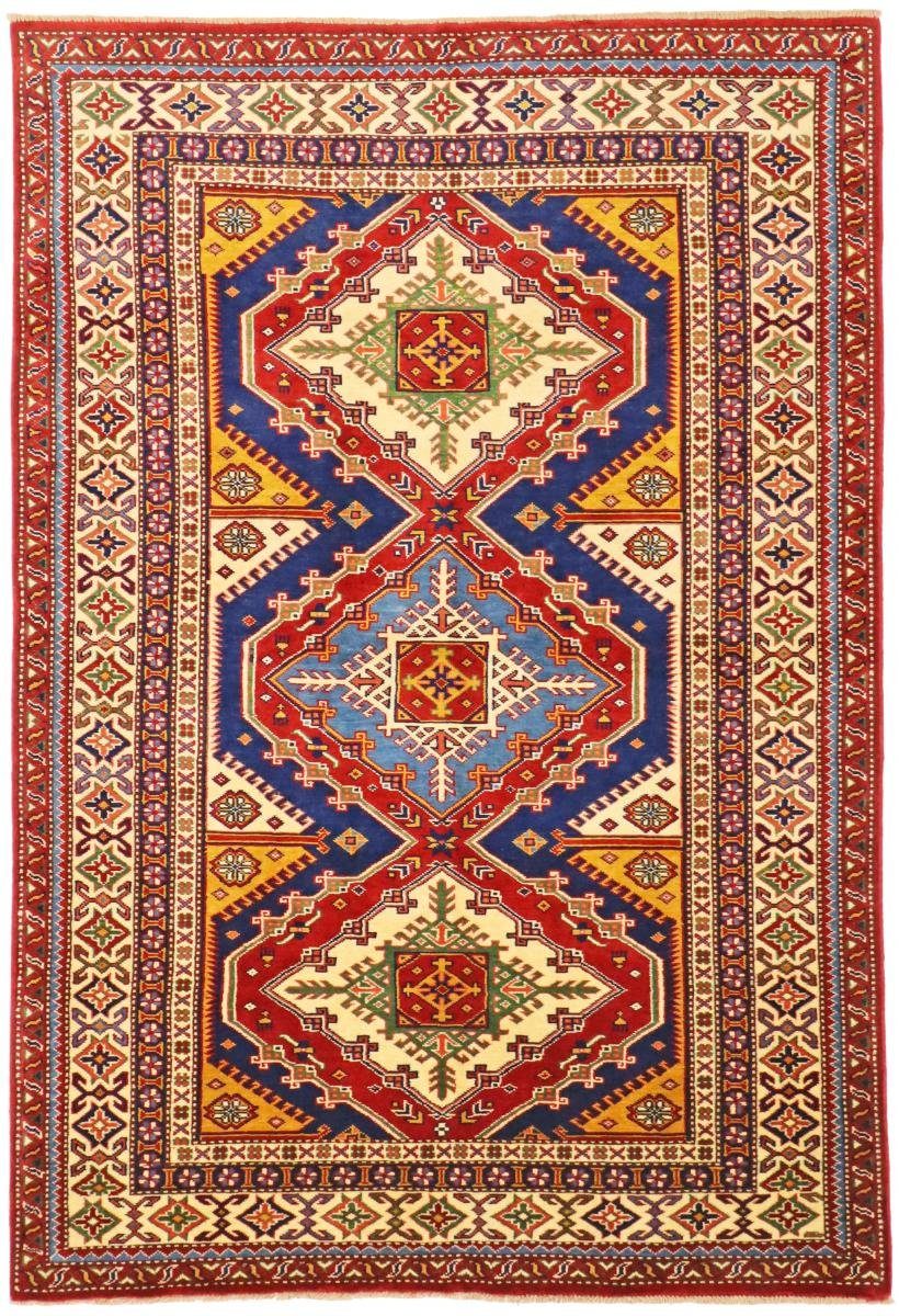Orientteppich Afghan Shirvan 128x183 Handgeknüpfter Orientteppich, Nain Trading, rechteckig, Höhe: 12 mm