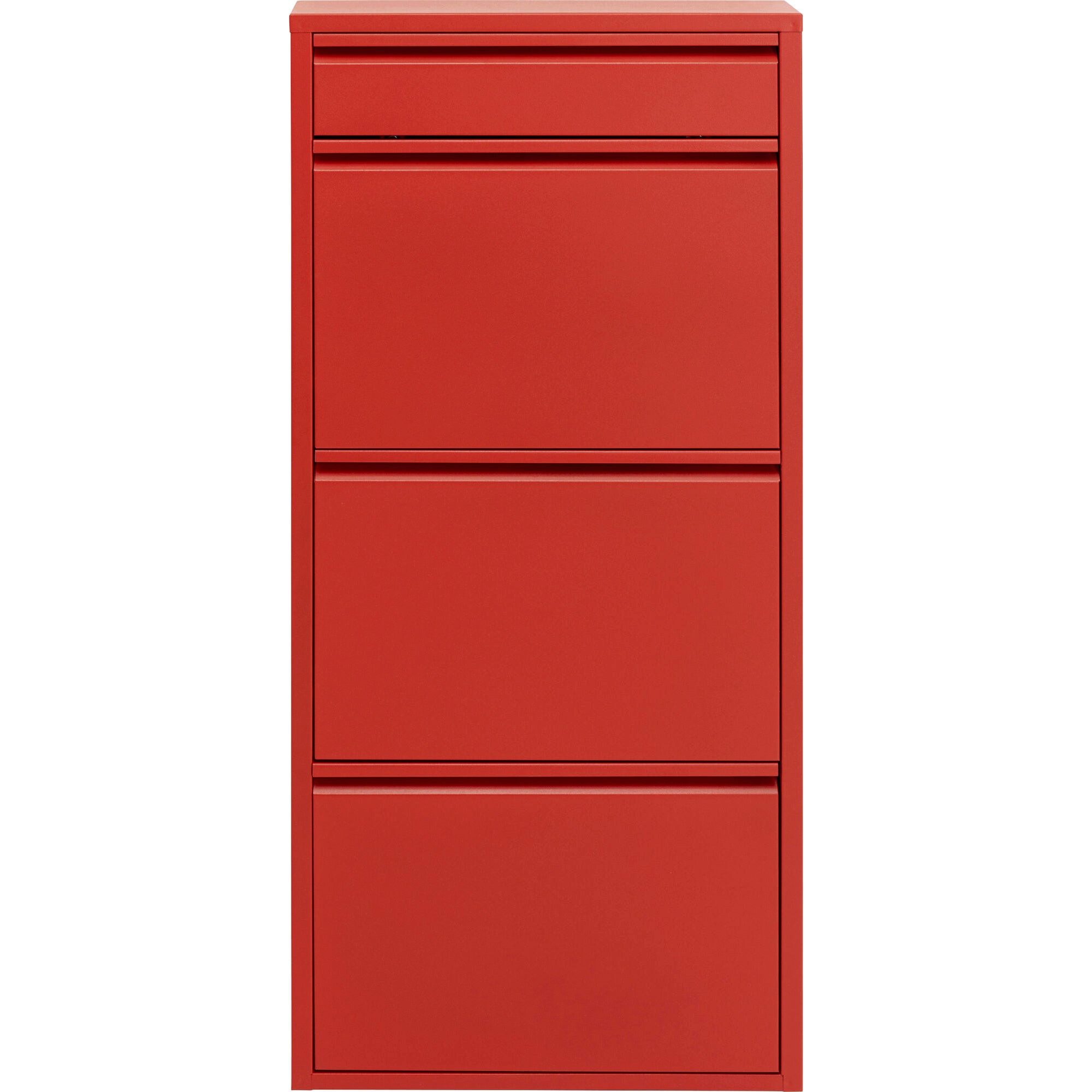 Kare Design Schuhschrank Caruso schmaler Schuhkipper mit 3+1 Klappen