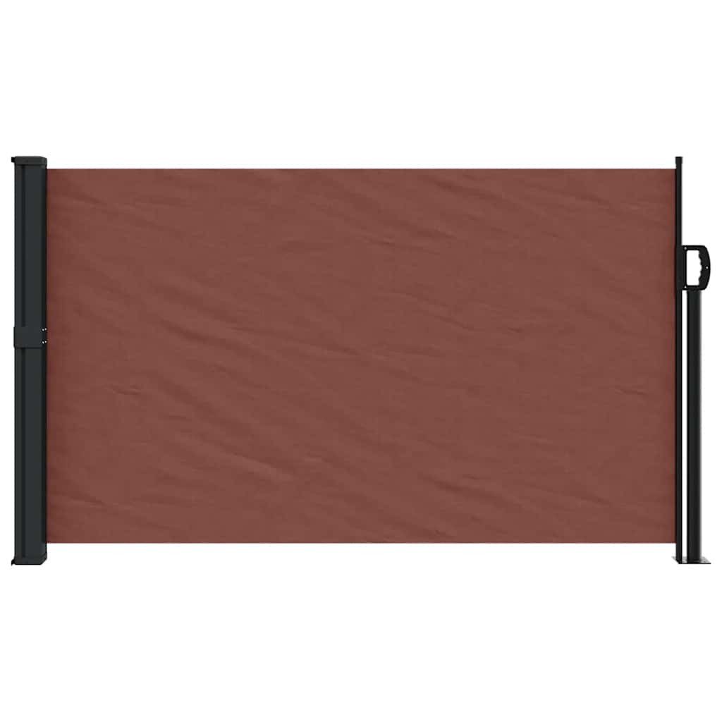 vidaXL Seitenmarkise Seitenmarkise Ausziehbar Braun 120x500 günstig online kaufen