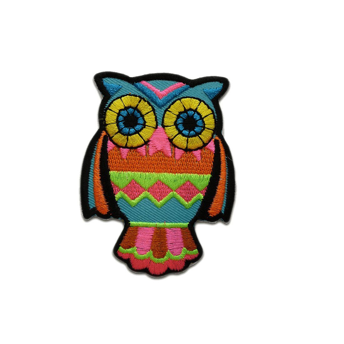 Catch the Patch Aufnäher Bügelbild, Aufbügler, Applikationen, Patches, Flicken, zum aufbügeln, Polyester, Eule Tier - Größe: 7,5 x 5,5 cm