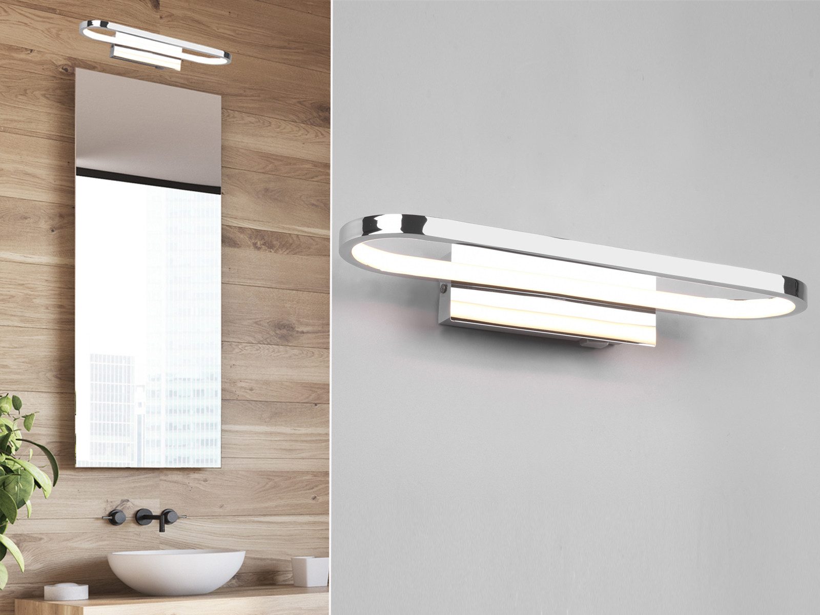 TRIO Leuchten LED Wandleuchte, LED fest günstig online kaufen