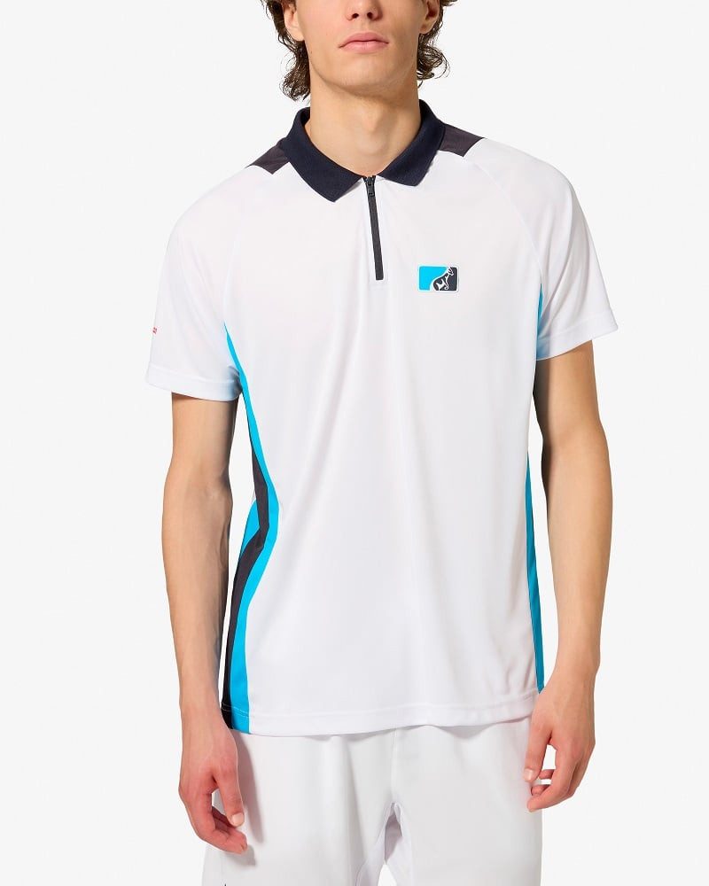 Poloshirt League Ace 2025 weiss Herren