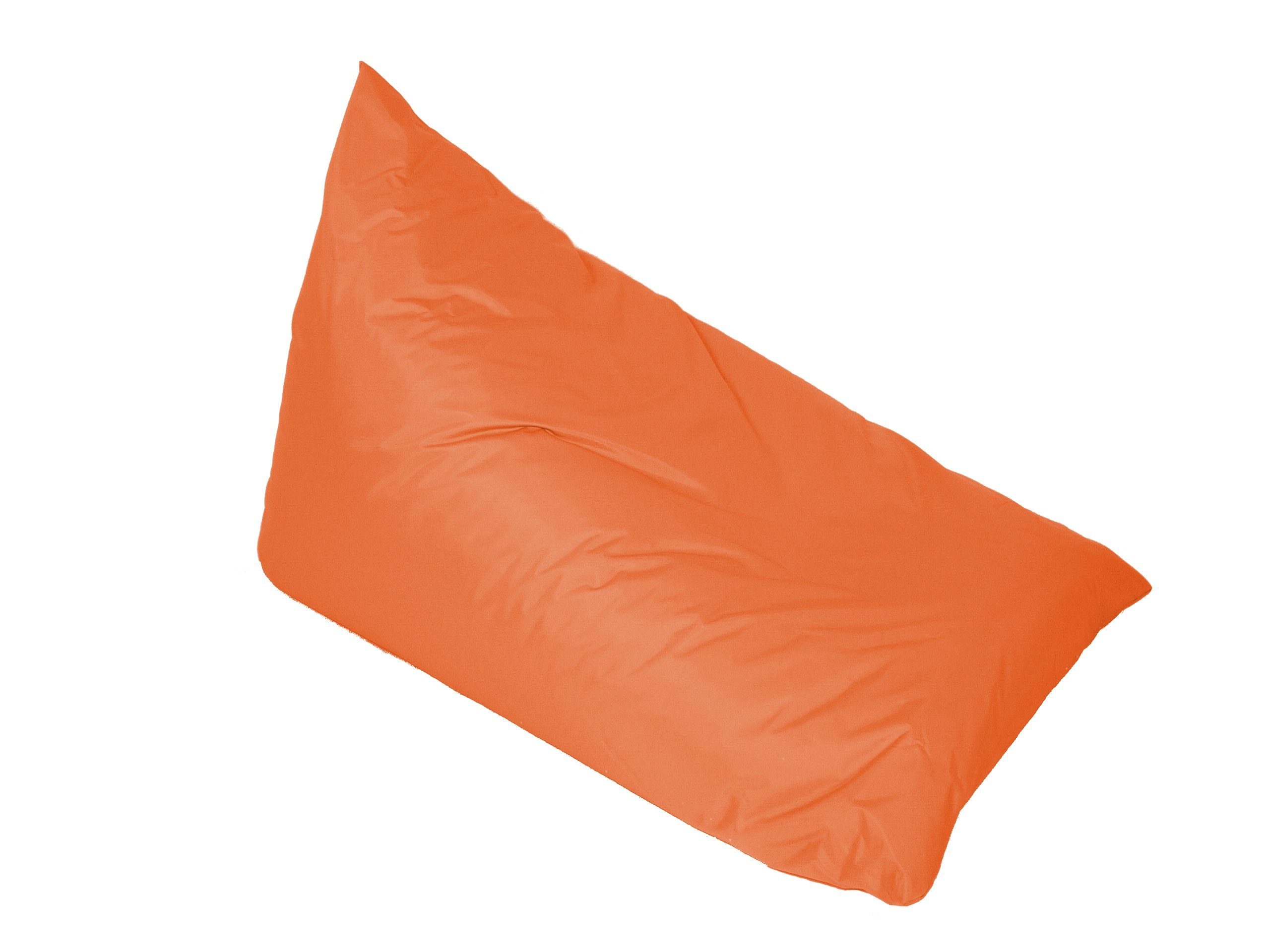 Sitzsack cm Licardo (1 100/140 Sitzsack St) Chillkissen orange Nylon