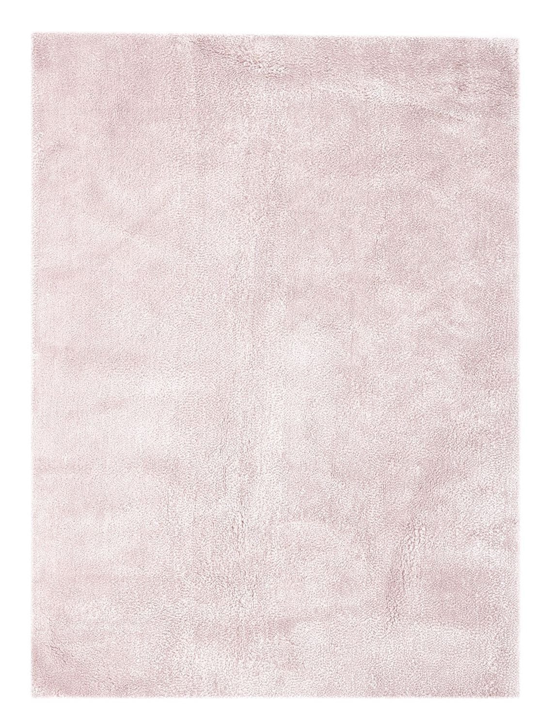Teppich Boss Hochflor-Teppich Hochflor Teppich Bianca 110 - Puderrosa, rechteckig, Höhe: 40 mm