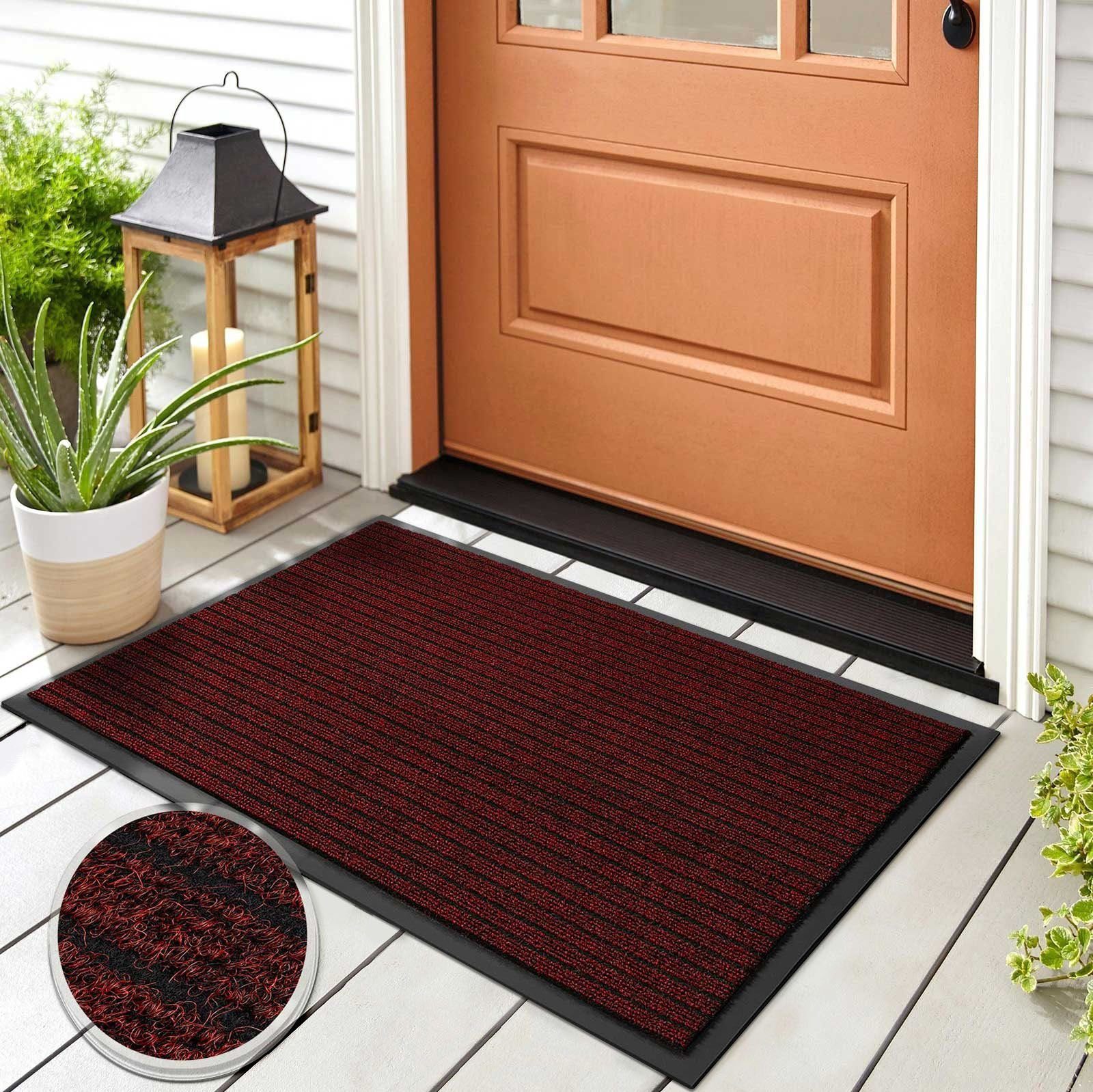 Karat Fußmatte Sauberlaufmatte Torino Fixgrößen, verschiedene Farben & Größen, rechteckig, Höhe: 6.5 mm, High-Traffic