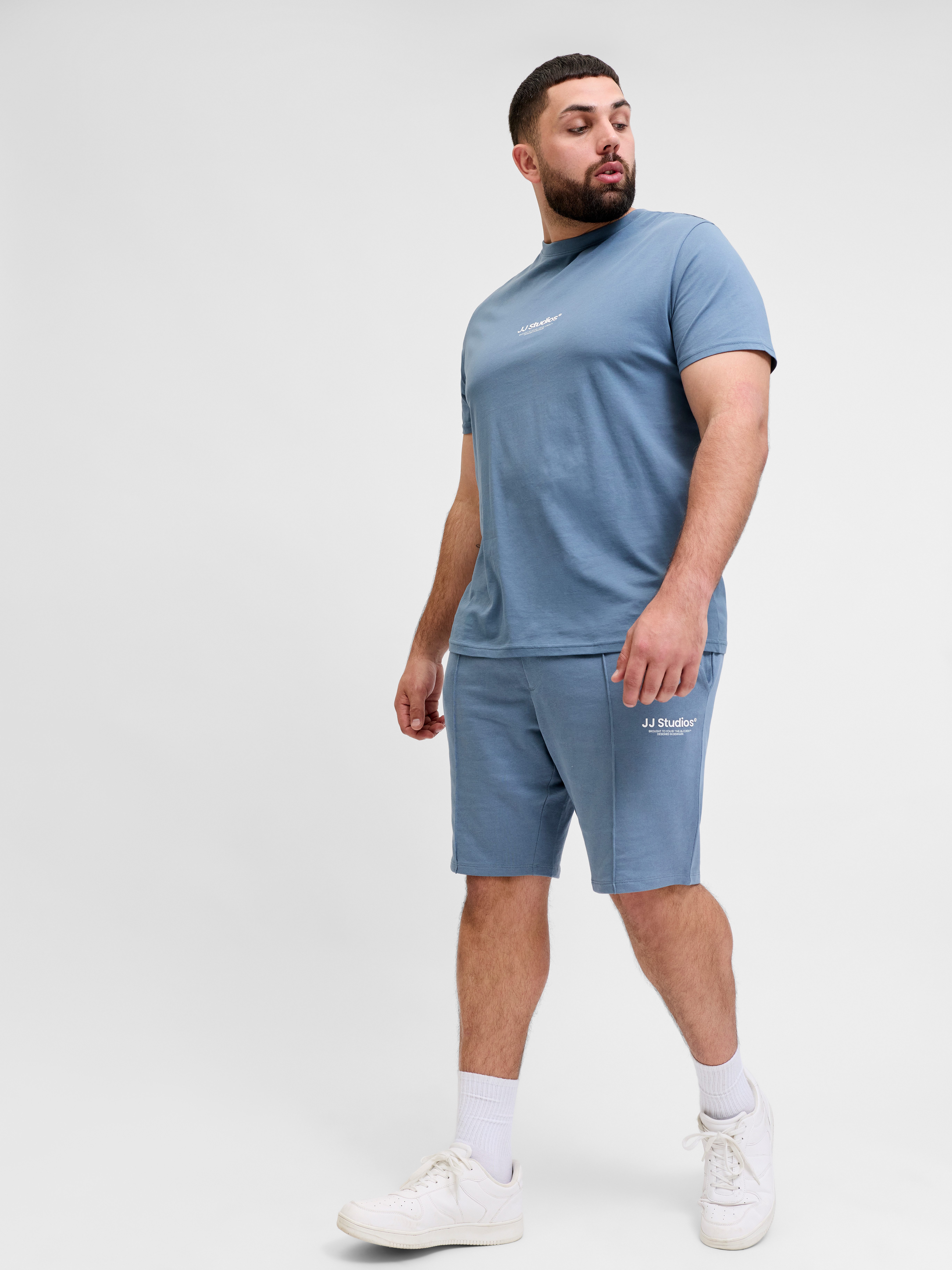 Jack & Jones PlusSize Sweatshorts JPSTKANE SOHO SWEAT SHORTS MID SN PLS Baumwollmischung, relaxed fit – Bild 3 von 5