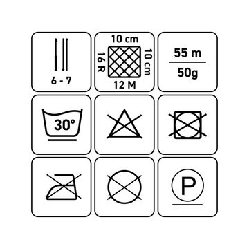 myboshi Kreativset Häkelset Kissen Kusatsu No.2 Wolle Nadel, (1-tlg)