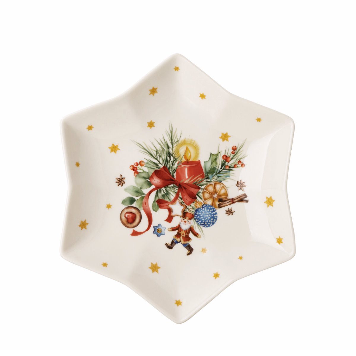 Hutschenreuther Schale Sammelserie Weihnachtslied 2026 Weihnachtsdekoration, Porzellan, 24 cm