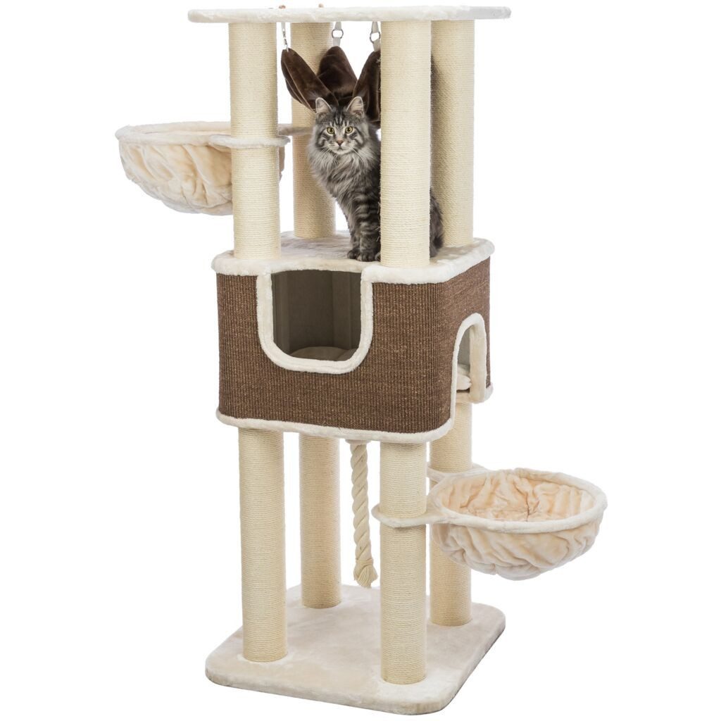 TRIXIE Kratzbaum Kratzbaum XXL Humberto - creme/dunkelbraun - 174 cm
