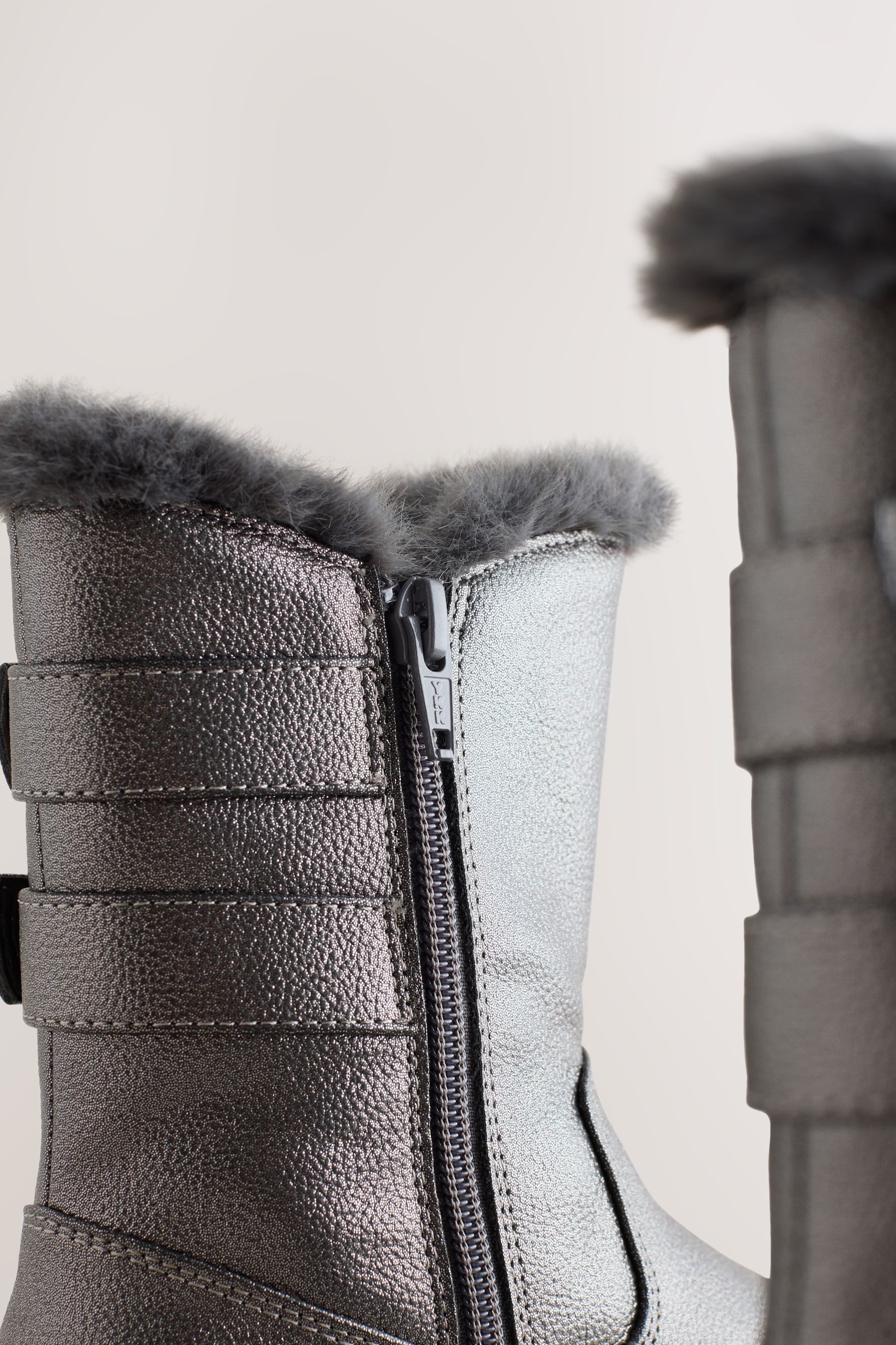 Next Stiefel mit Kunstpelzfutter, weite Passform Stiefel (1-tlg)
