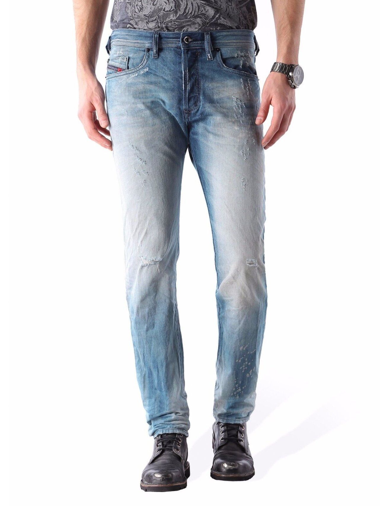 Diesel Slim-fit-Jeans Regular Slim - Buster 0850Q - W38 L32