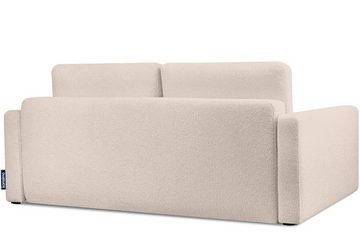 Konsimo 3-Sitzer RUVIS Sofa 3 Personen, mit Schlaffunktion, Garantie des Sitz- und Schlafkomforts, Bettkasten