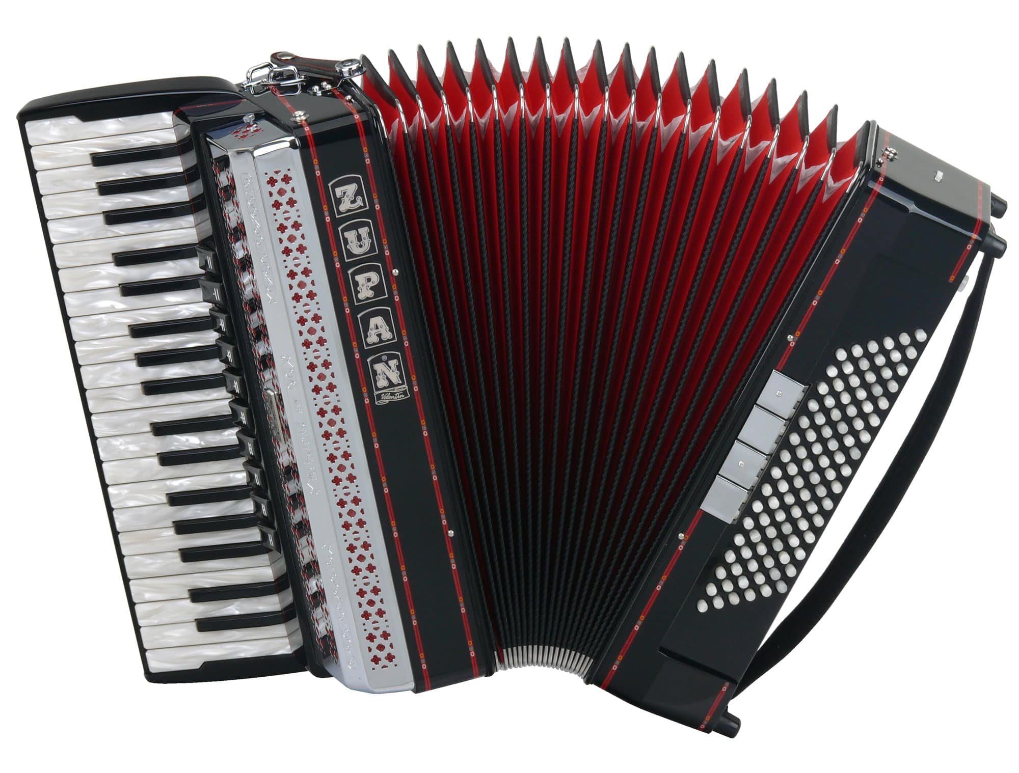 Knopf-Akkordeon IV 96/M Akkordeon - 96 Bassknöpfe, 38 Diskanttasten, 4-chörig