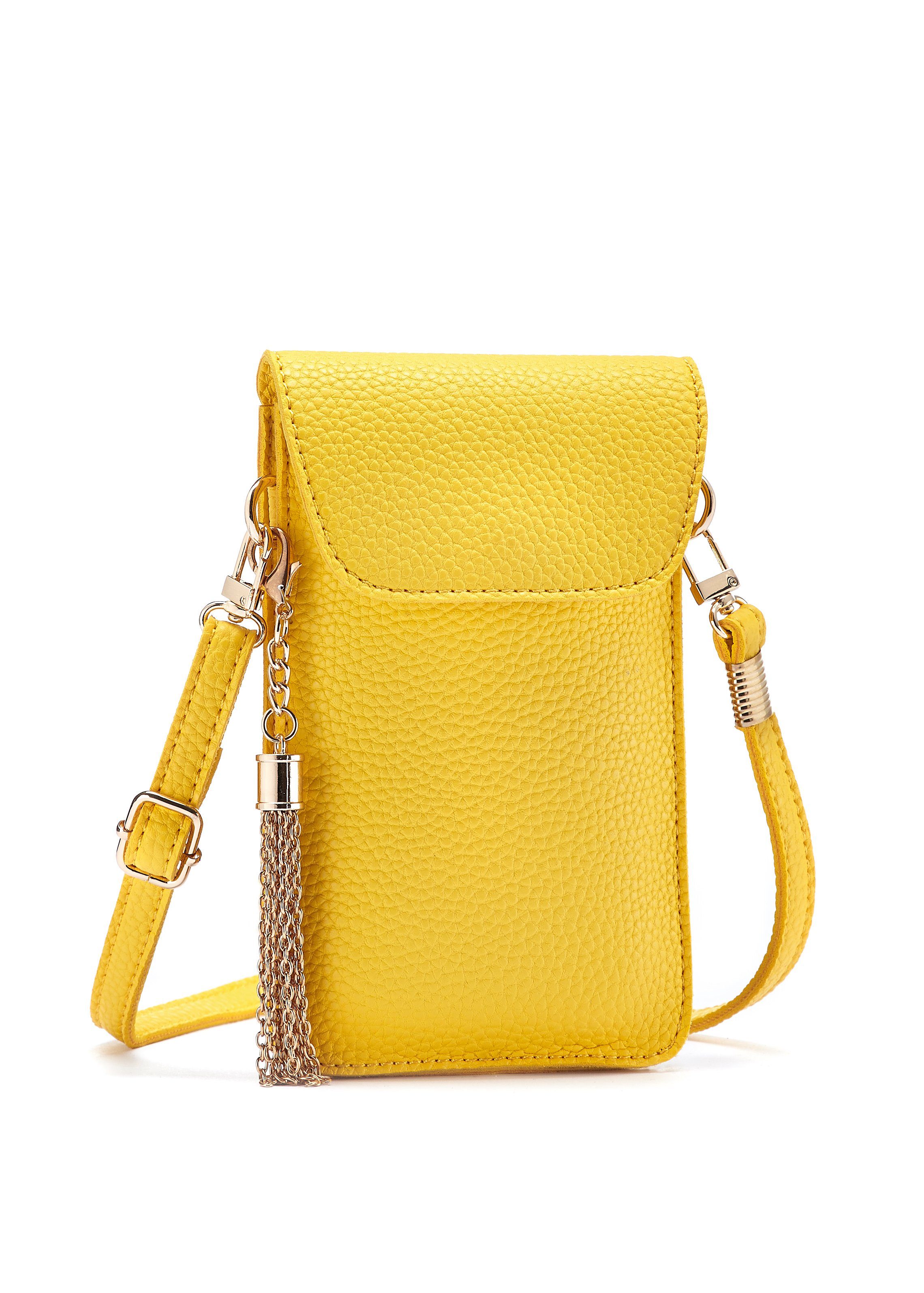 LASCANA Umhängetasche, kleine runde Handtasche, Minibag VEGAN