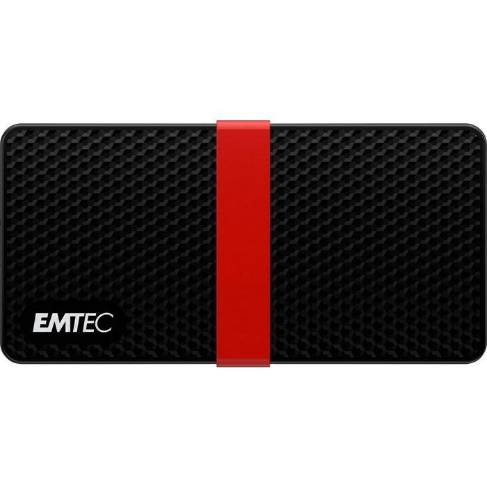 EMTEC X200 Portable SSD externe SSD (256 GB) 450 MB/S Lesegeschwindigkeit 420 MB/S Schreibgeschwindigkeit