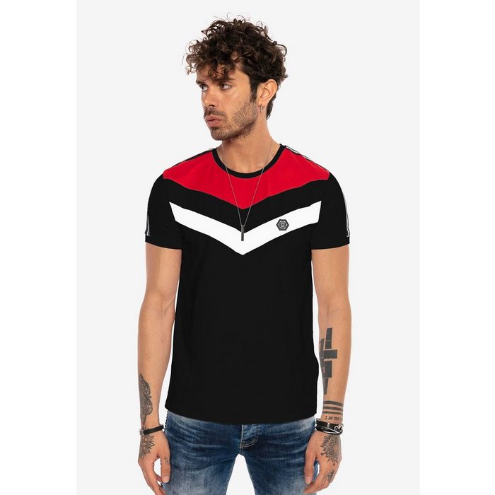 RedBridge T-Shirt Portland mit Streifen-Design