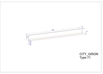 INOSIGN Wohnwand City/Giron, (Set, 4-St)