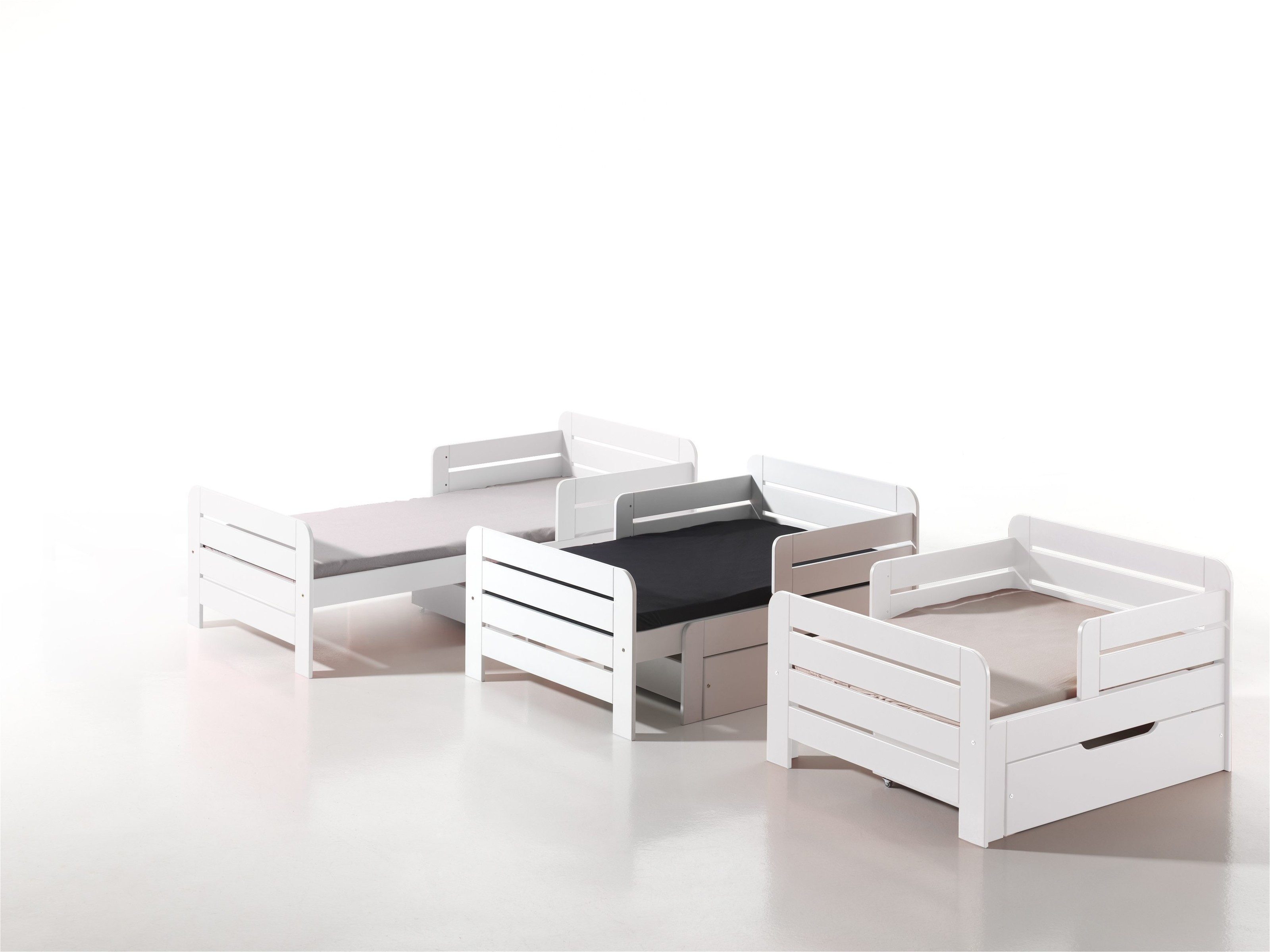 Kinderbett 204 x 65 x 99,5 cm (B/H/T)