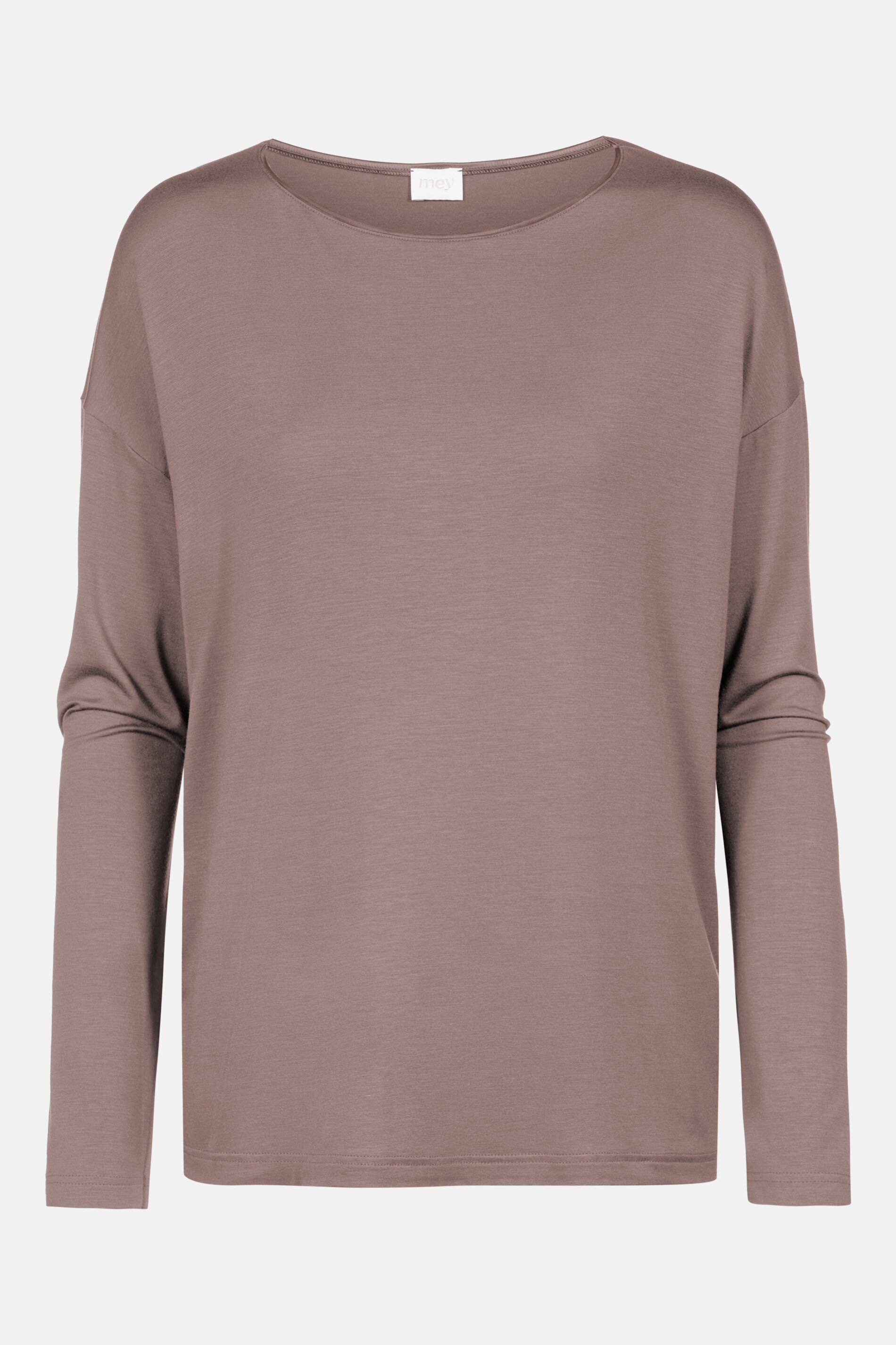 Mey Pyjamaoberteil Damen Serie Pure Chic Uni (1-tlg) günstig online kaufen