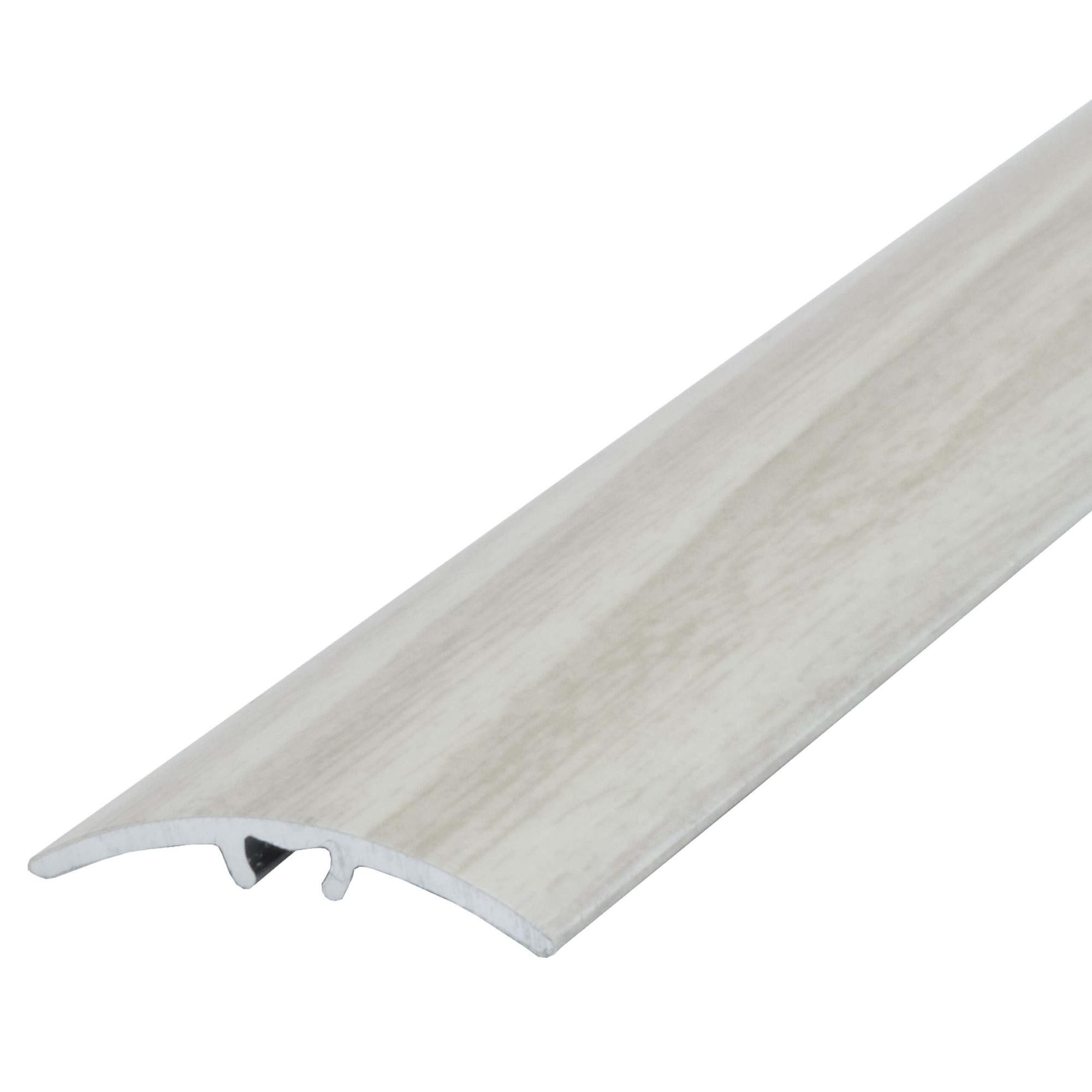 Dalsys Übergangsprofil (Aluminium, 1-St), Übergangsschiene zum Schrauben, Bodenleiste Aluminium, Türschwelle