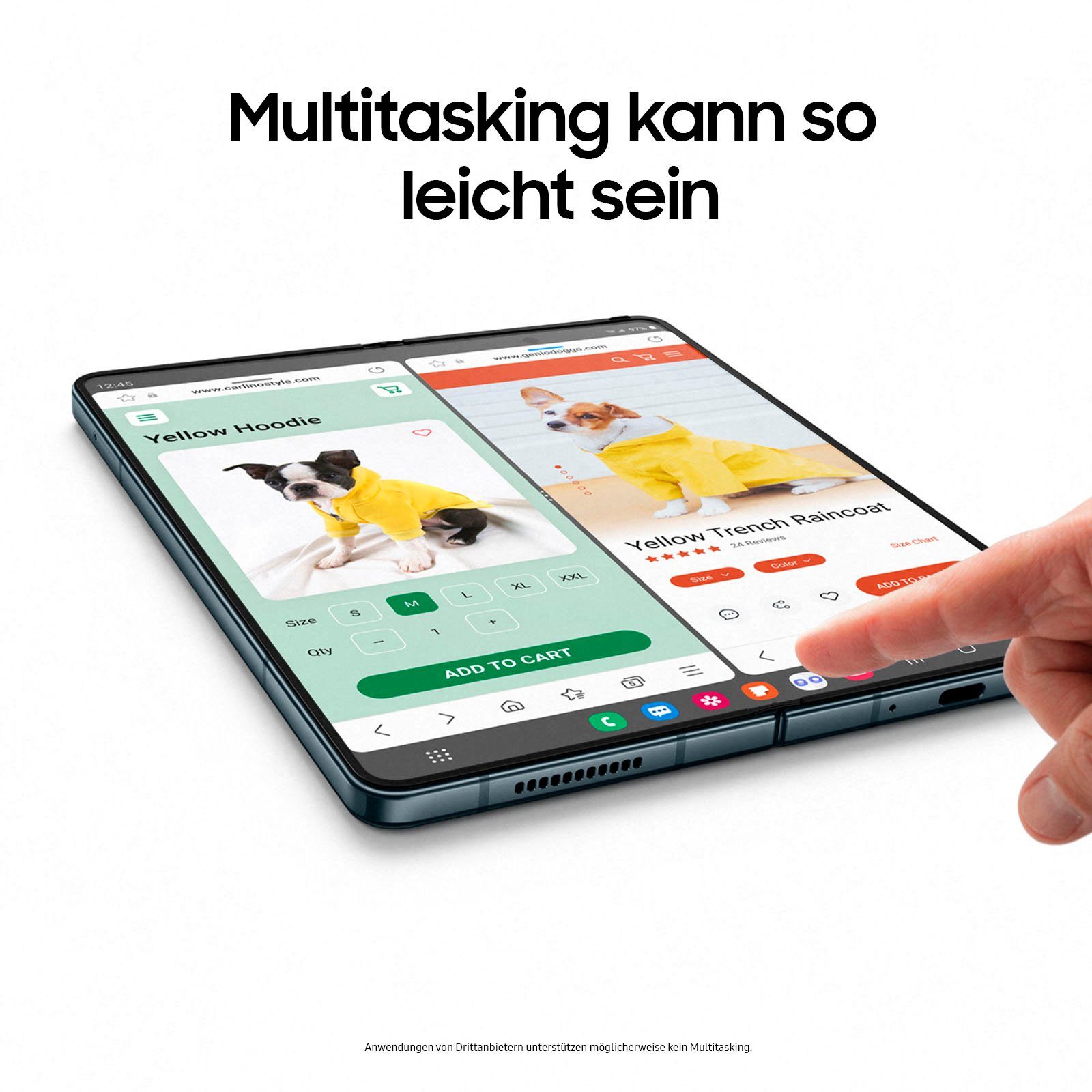 Samsung Galaxy Z Fold4 50 (19,21 Smartphone GB 512 Beige Speicherplatz, Zoll, cm/7,6 MP Kamera)