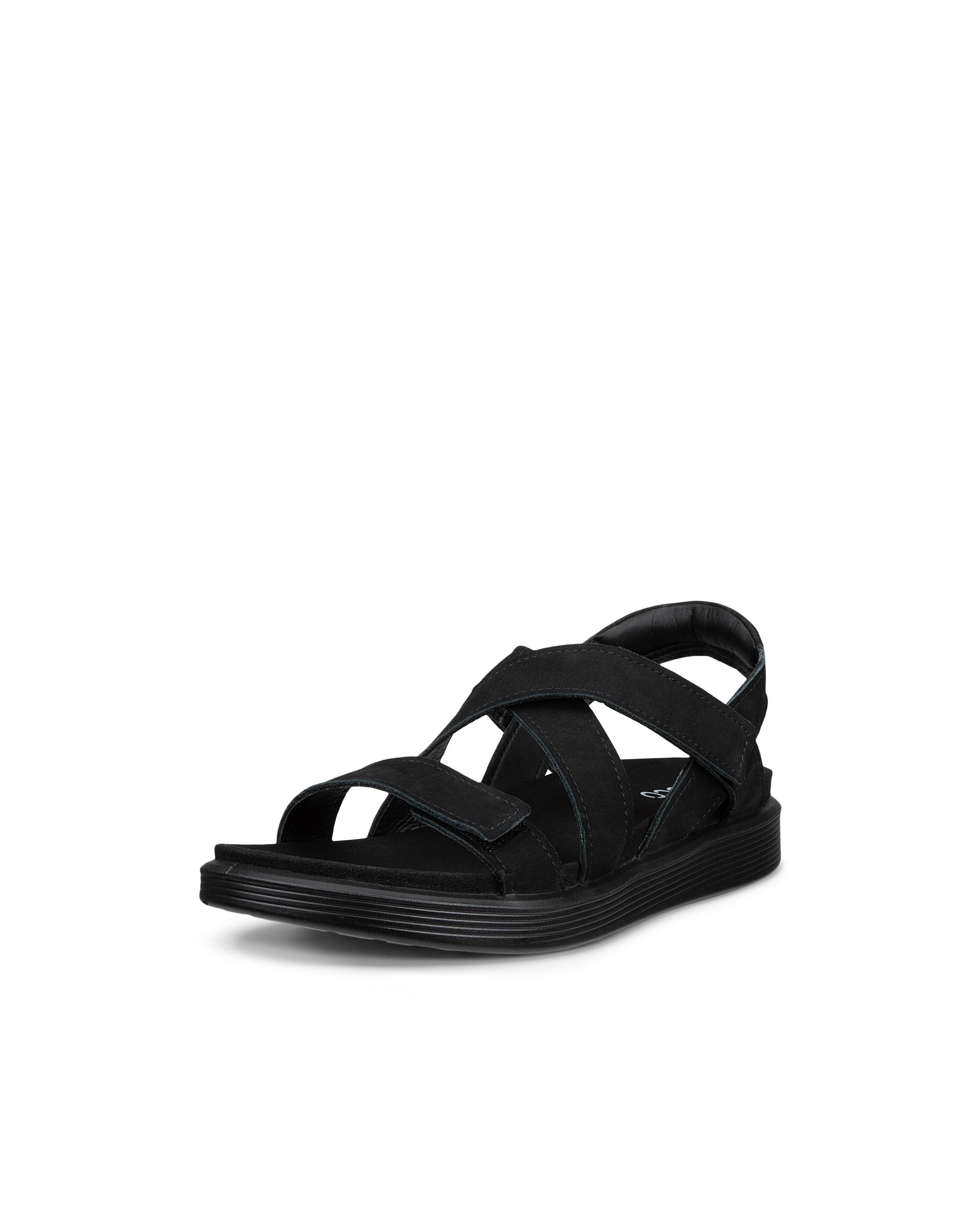 Ecco SOFT SANDAL W CROSS STRAP Sandale Riemchensandale, Sommerschuh mit praktischem Klettverschluss