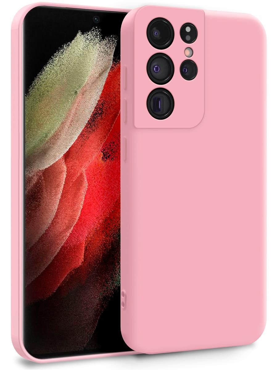 MyGadget Silikon Hülle Für Huawei P40 – Schlankes TPU-Case, Kratzfest, In Matt Rosa