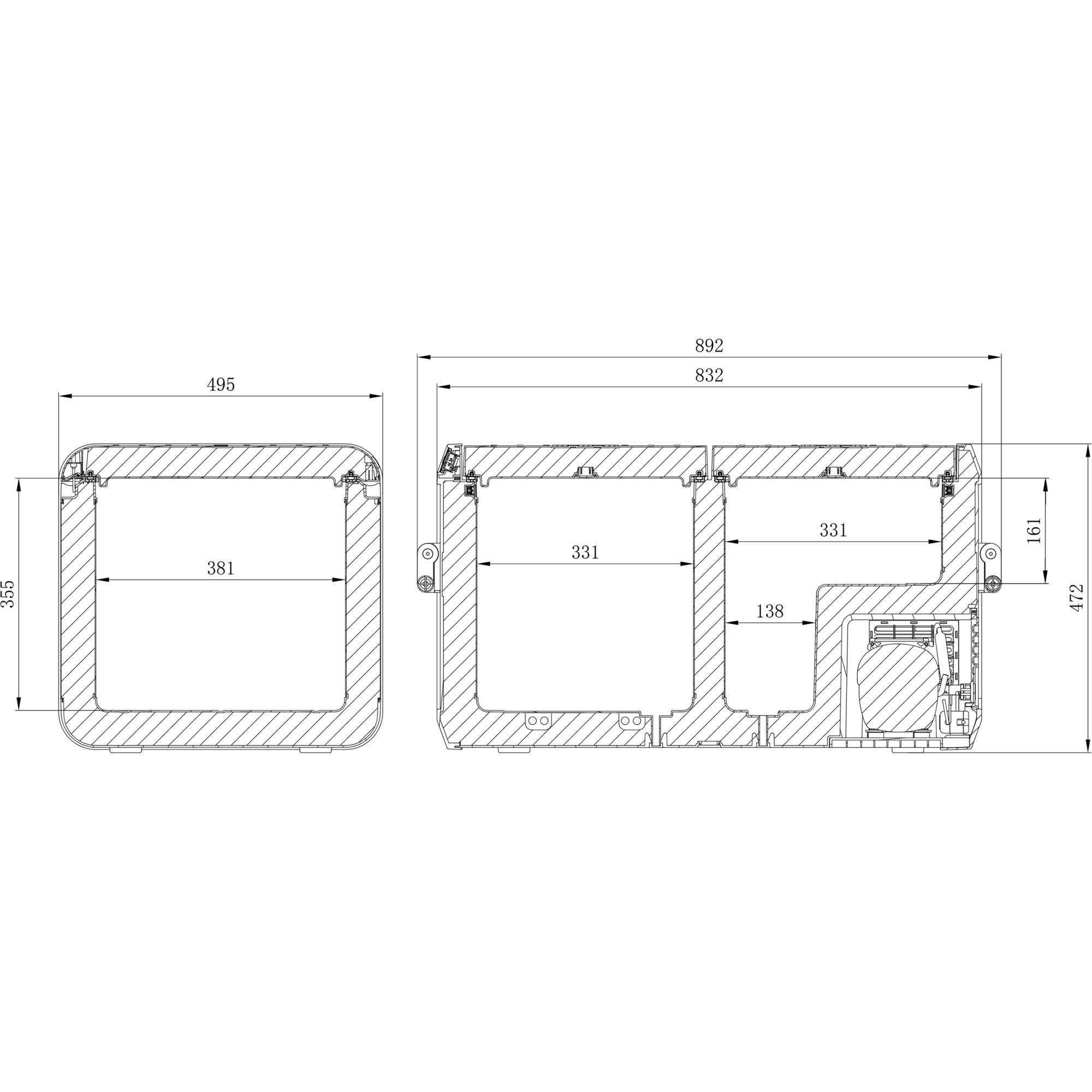 Kühl-/Gefrierkombination 9600025328 Dometic