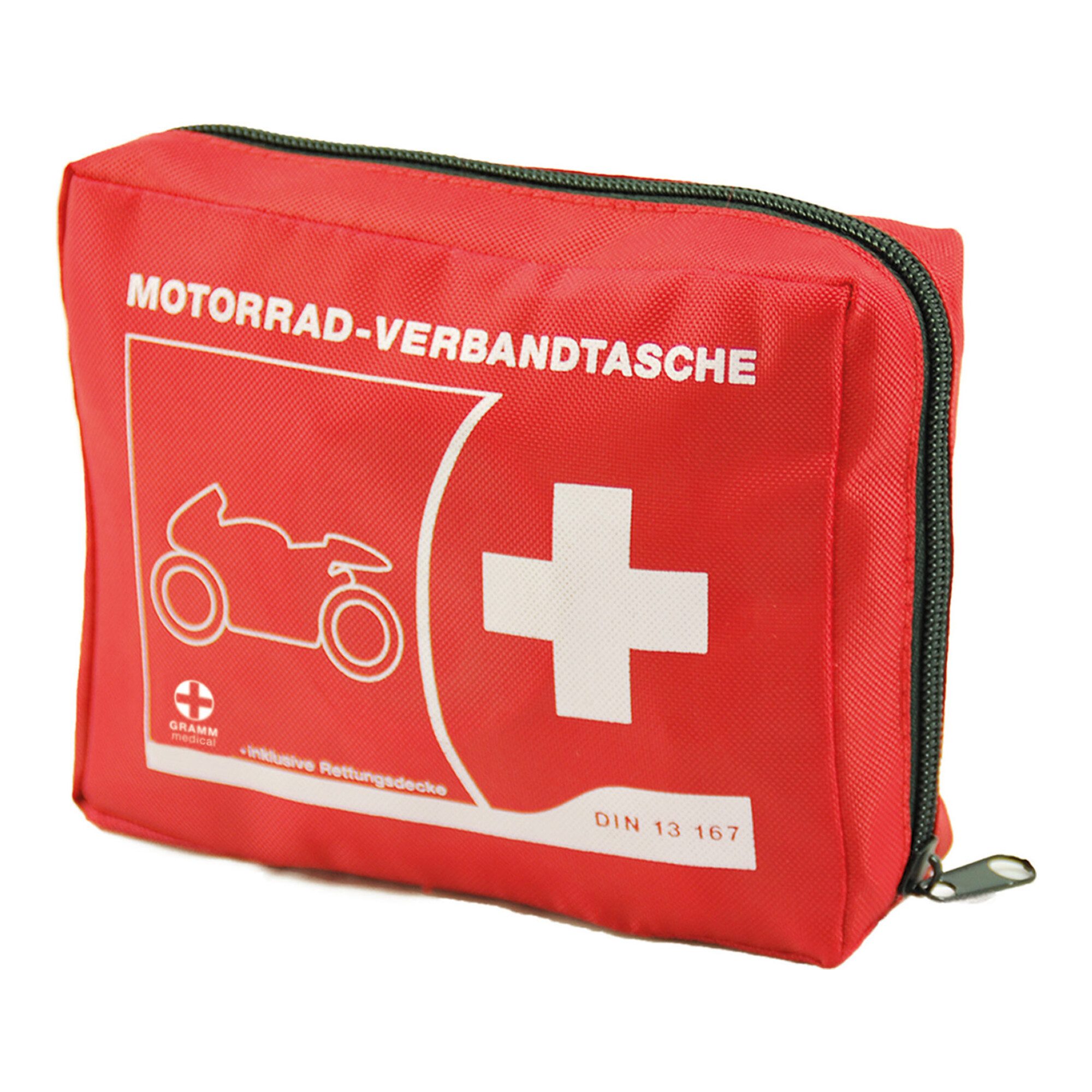 GRAMM medical KFZ-Verbandkasten Gramm Medical Motorrad-Verbandtasche DIN 13 167