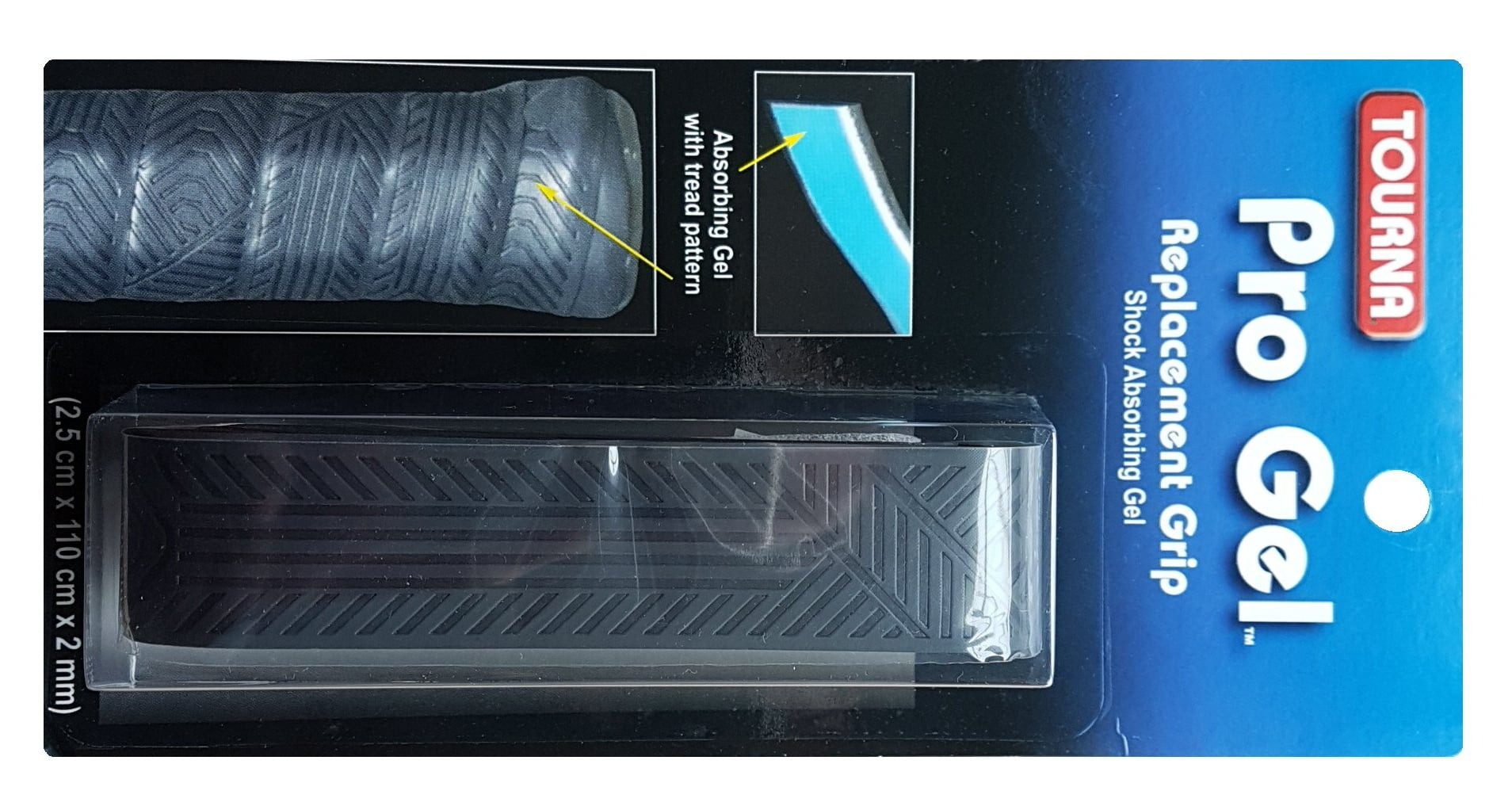 Tourna Grip Europe GbR Griffband Basisband Pro Gel 2.0mm schwarz - 1 Stück