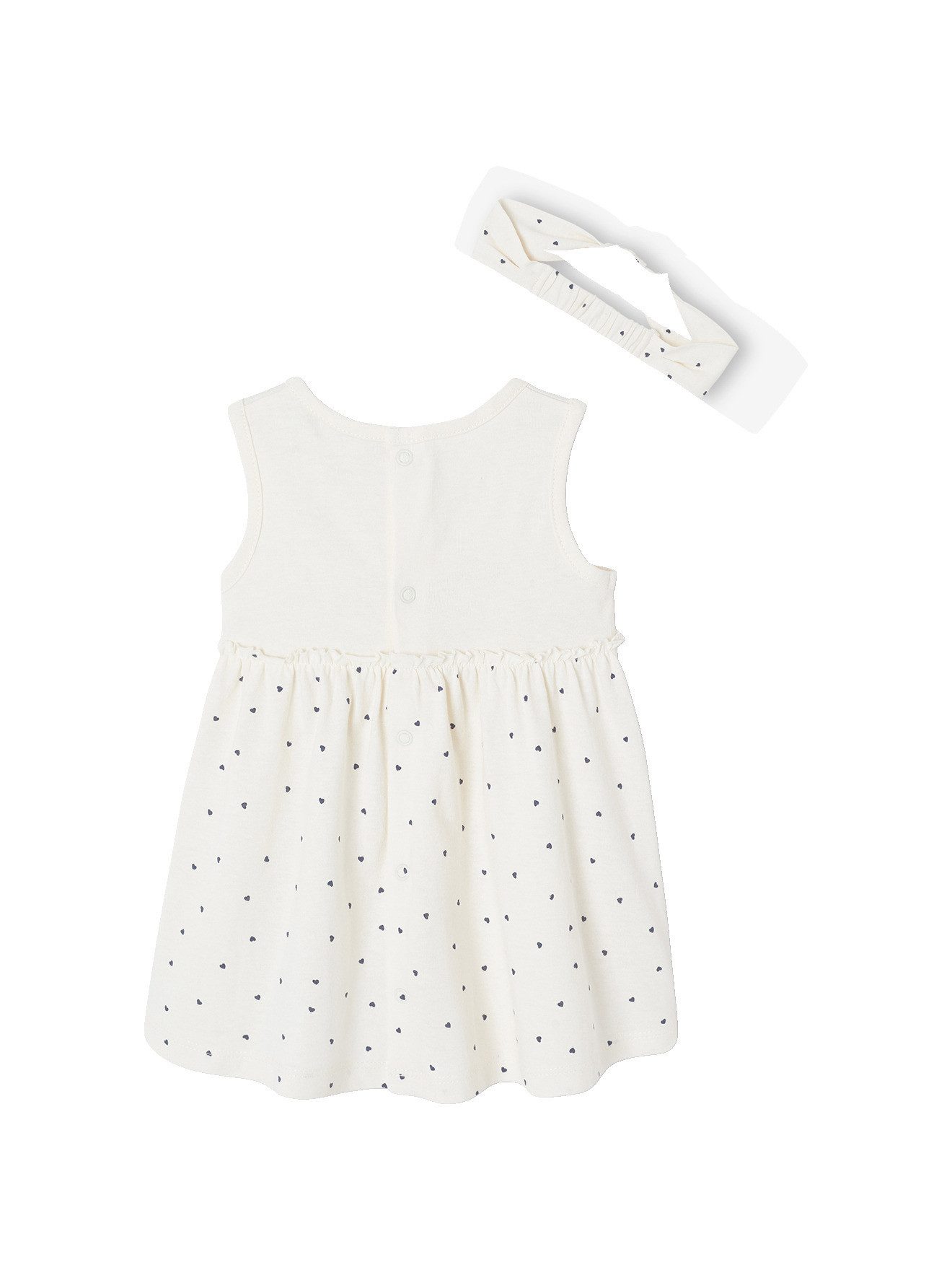 vertbaudet Minikleid Kleid mit Haarband für Mädchen Baby