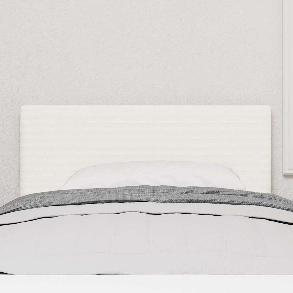 vidaXL Bett Kopfteil Creme 100 cm Cordstoff (1-tlg)