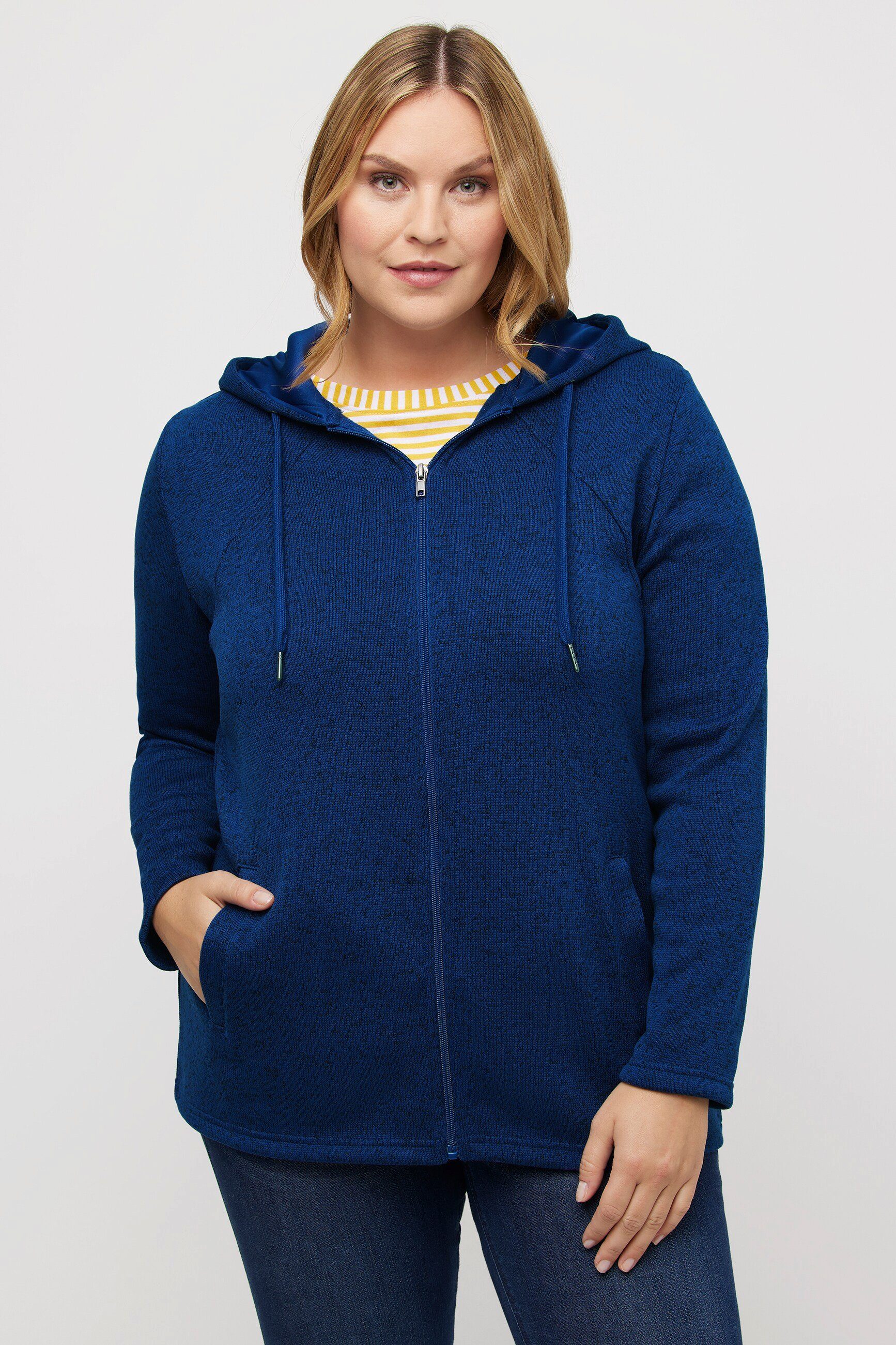 Ulla Popken Sweatjacke Comfy Cool Stretch Maillot de survtement Femme