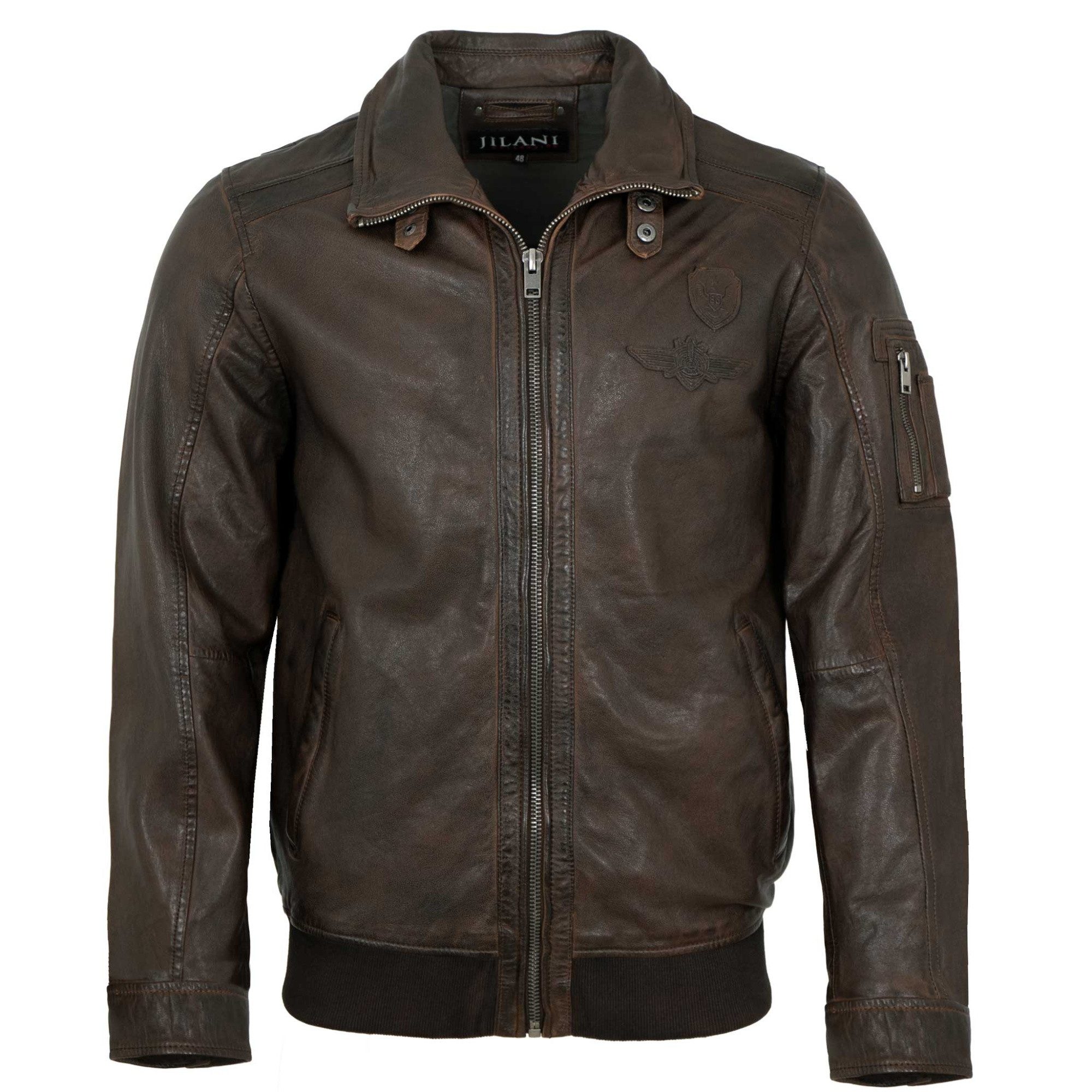 Jilani Lederjacke Robin Jilani Collection - Herren Lederjacke Pilotenjacke günstig online kaufen