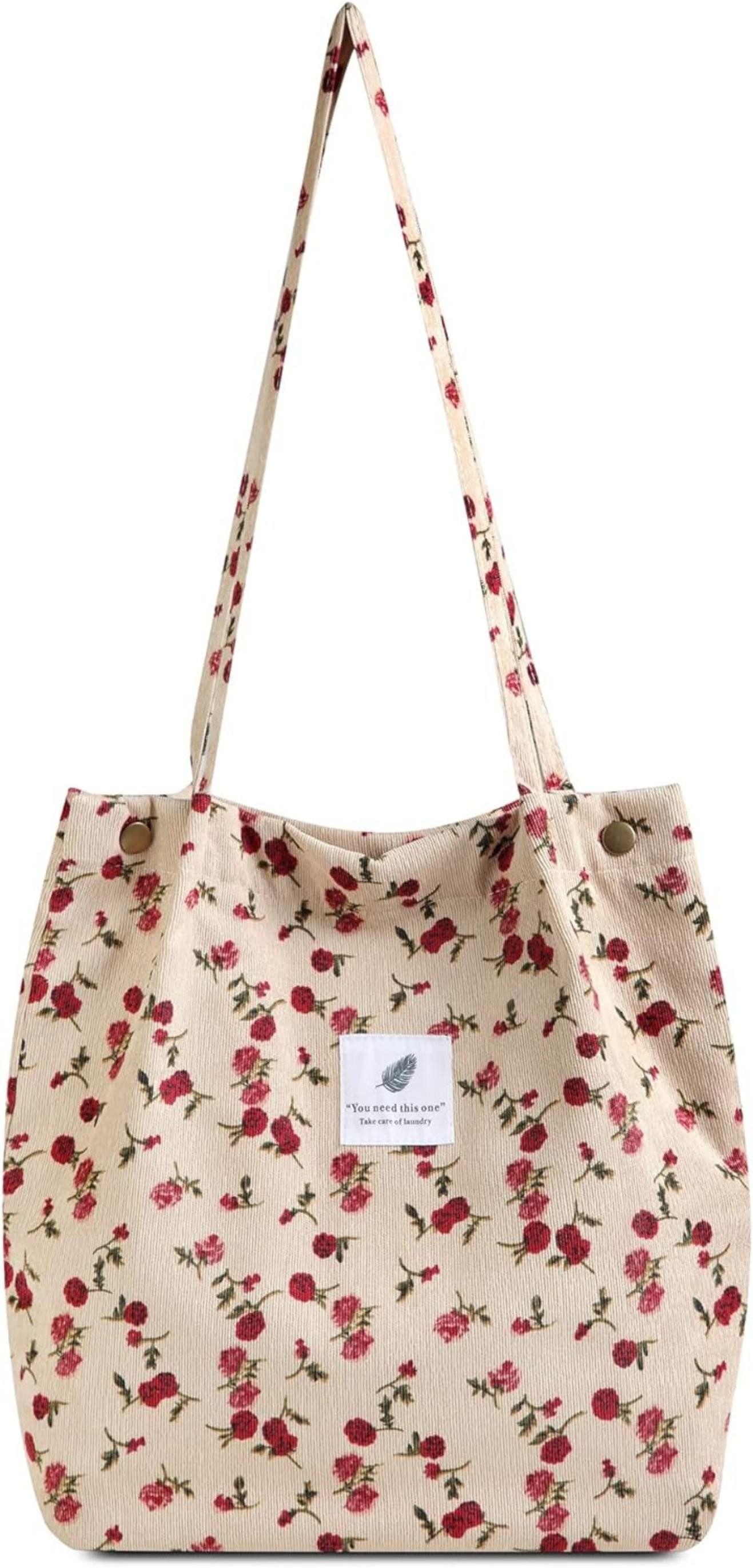 Cachito Schultertasche Damen Grosse Kapazität Canvas Tasche Tote Handtasche