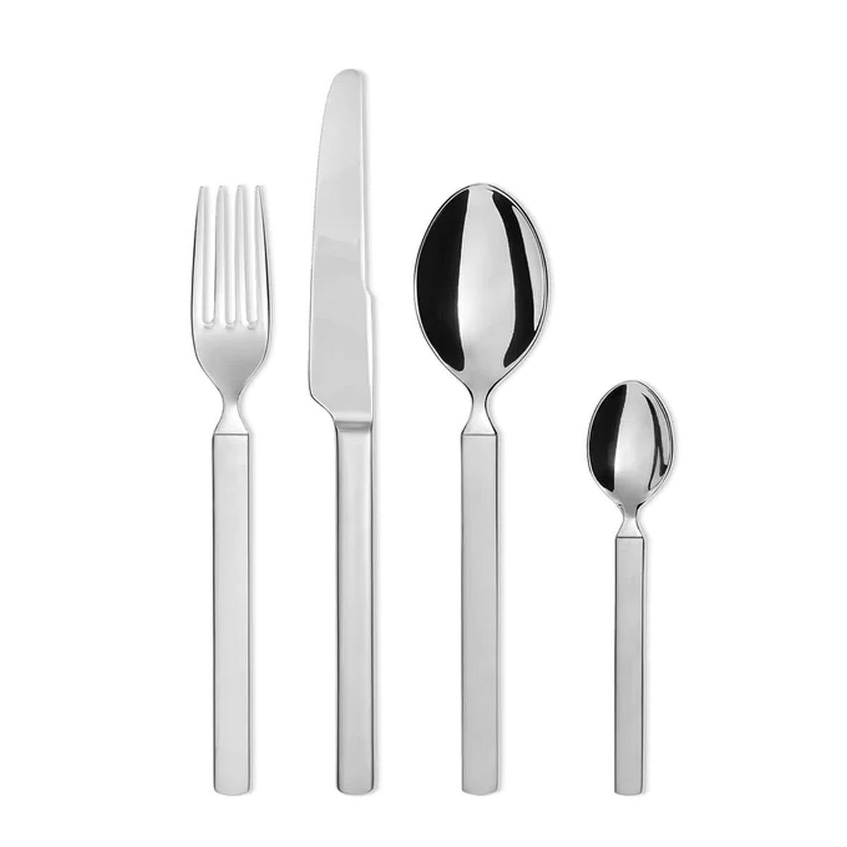 Alessi Besteck-Set Dry 24-teilig (24-tlg), Edelstahl 18/10