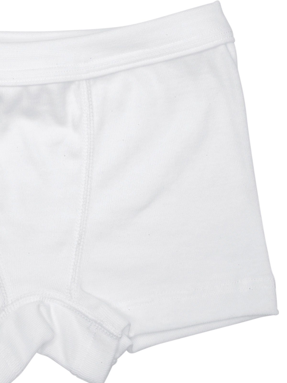gerader Boxershorts Sweety Beinausschnitt Knaben Shorts (Stück, weiss 1-St) for Feinripp Retro Kids