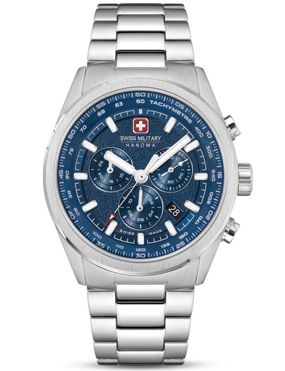 Quarzuhr Swiss Military Hanowa SMWGI0004205 Herrenuhr Navalus Pro Chrono 43mm 1 Swiss Military Hanowa SMWGI0004205 Herrenuhr Navalus Pro Chrono 43mm 10ATM