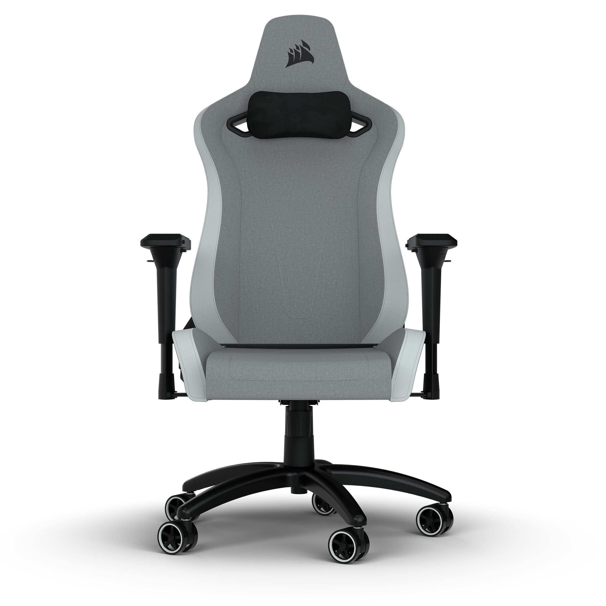 Corsair Gaming-Stuhl TC200 Fabric Gaming Chair - Standard Fit, Light Grey/White | Stühle